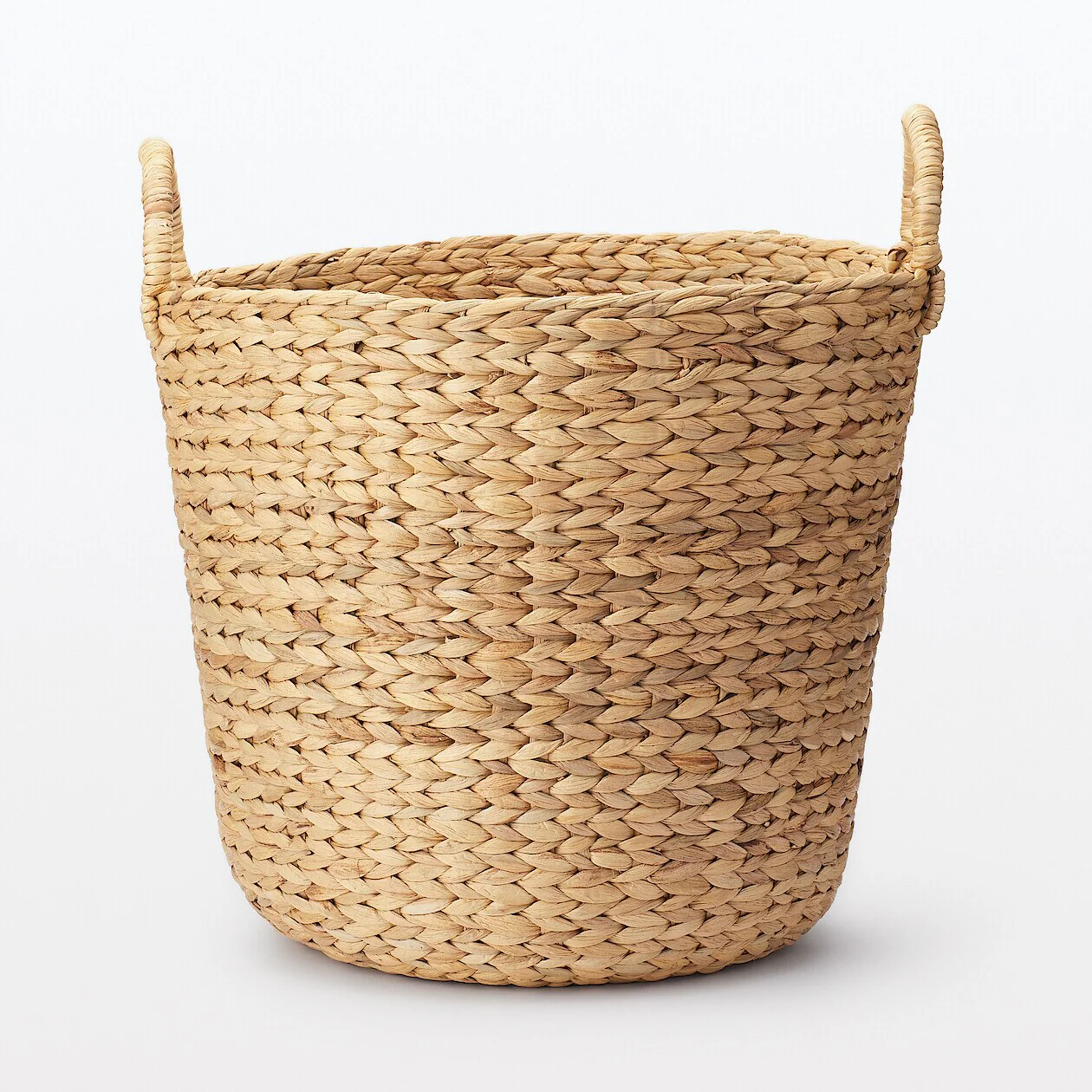 Water Hyacinth Round Basket with Handles - Large - Image 3