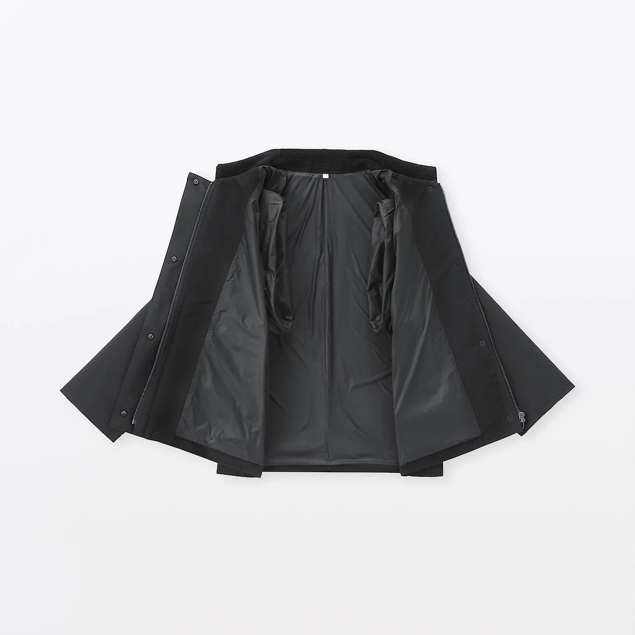 Water Repellent Corduroy Collar Short Blouson - Image 13