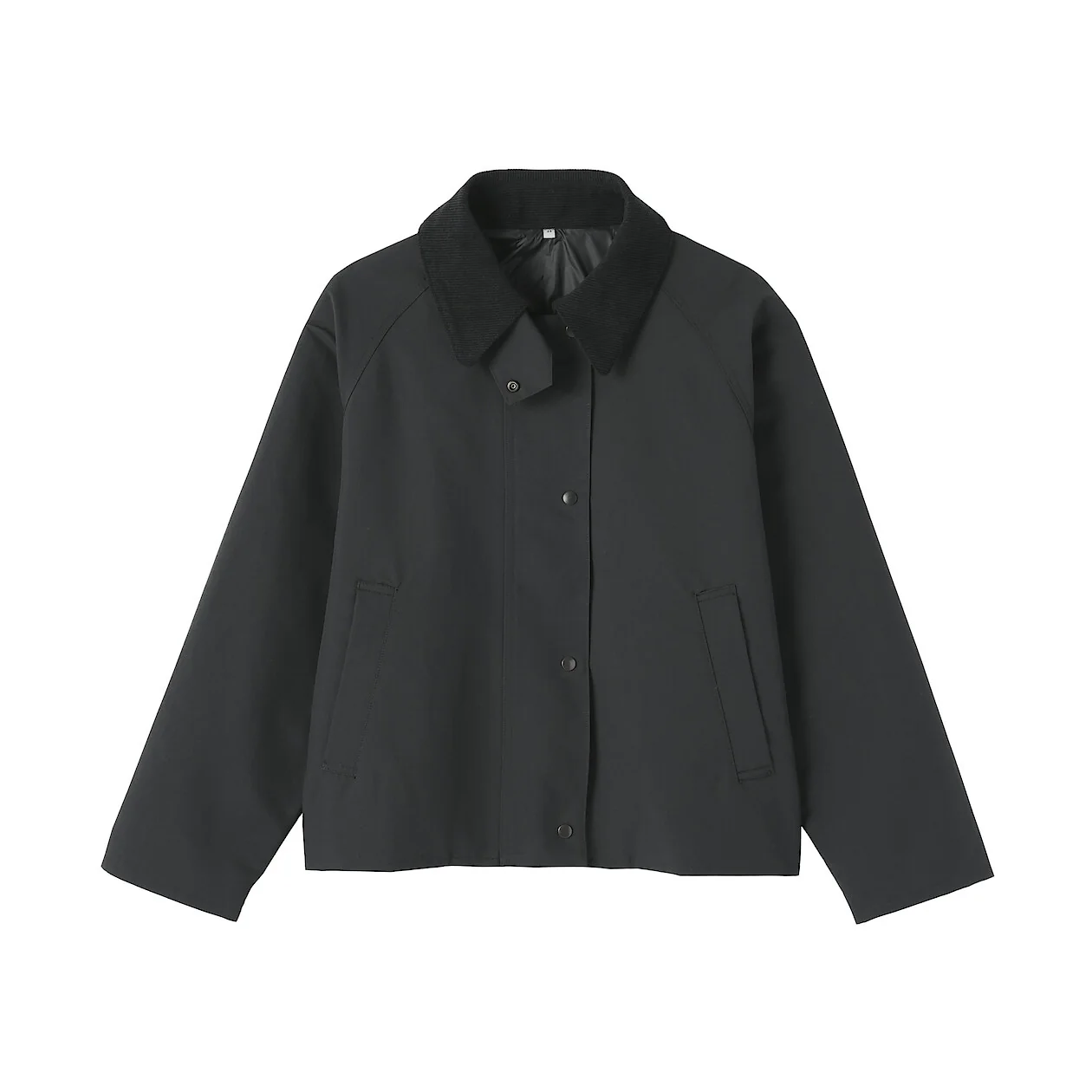 Water Repellent Corduroy Collar Short Blouson - Image 14