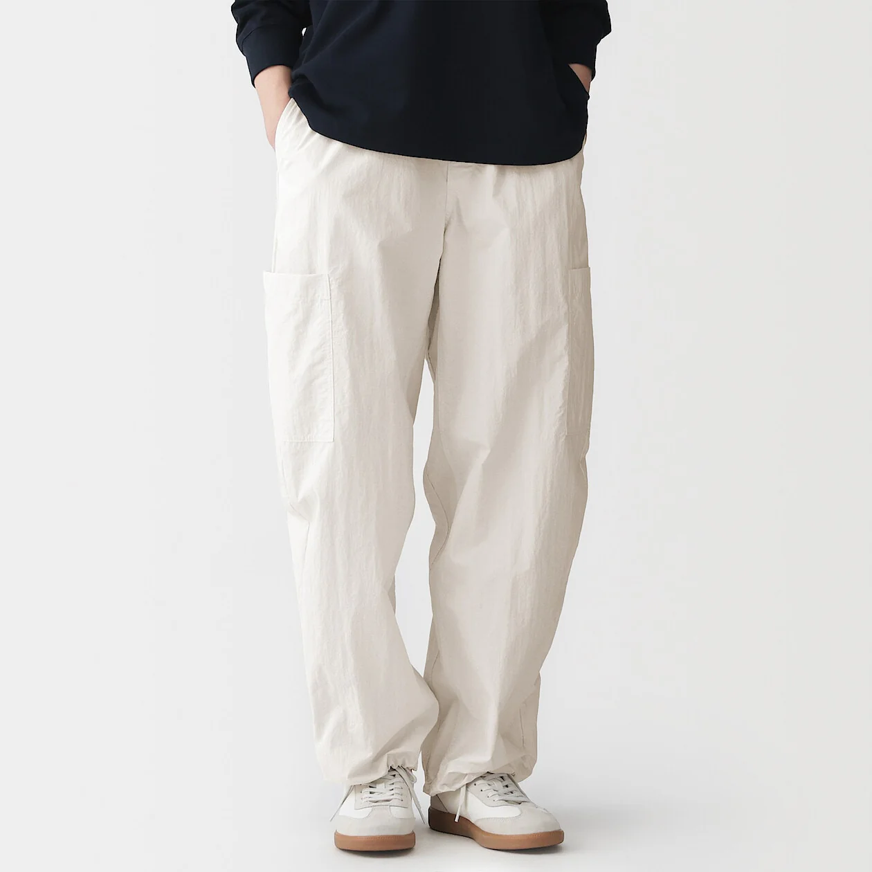 Water Repellent Utility Easy Wide-Fit Pants