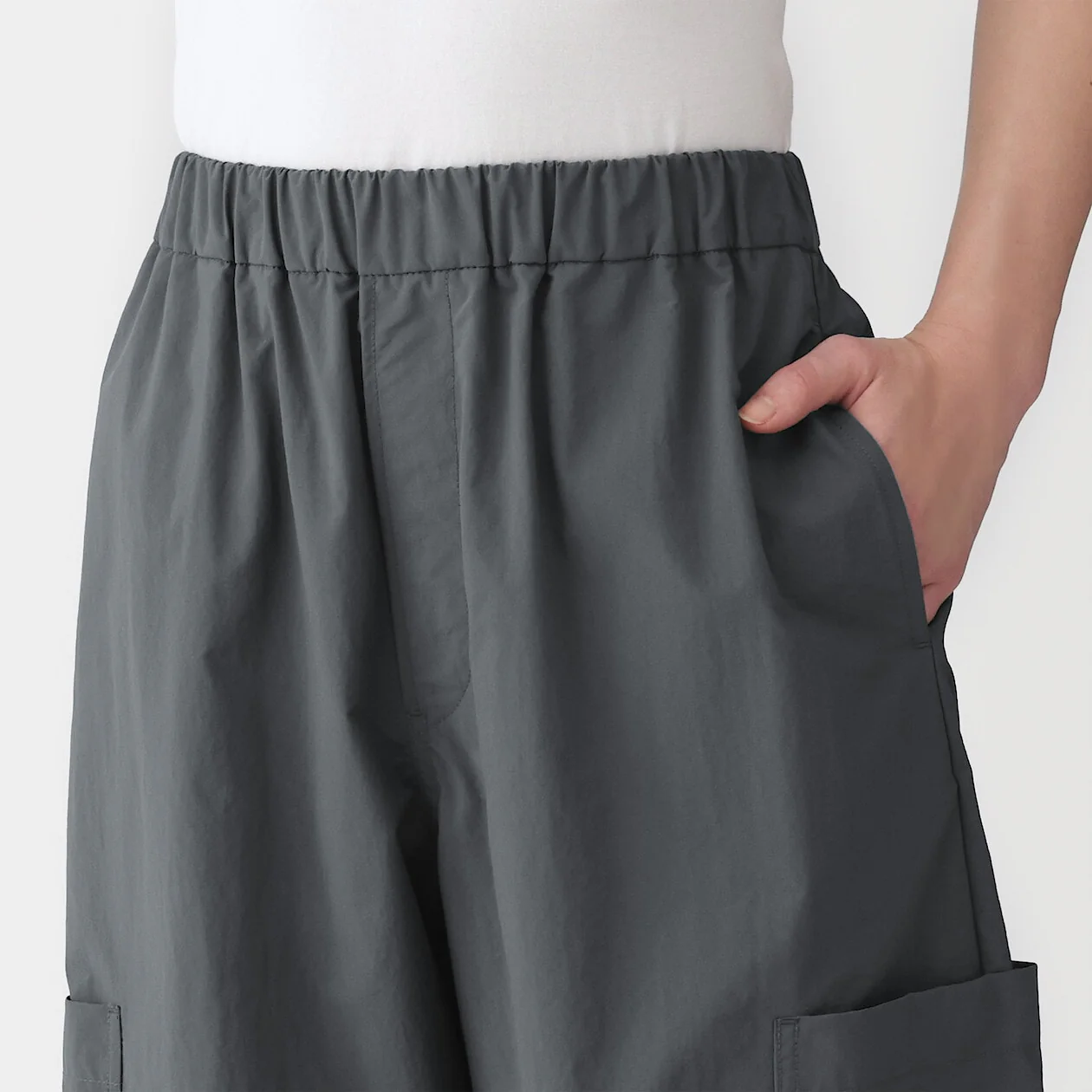 Water Repellent Utility Easy Wide-Fit Pants - Image 11