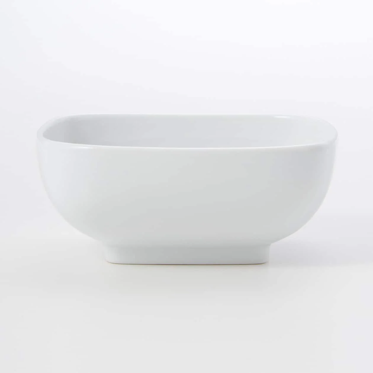 White Porcelain Square Bowl - Medium - Image 2