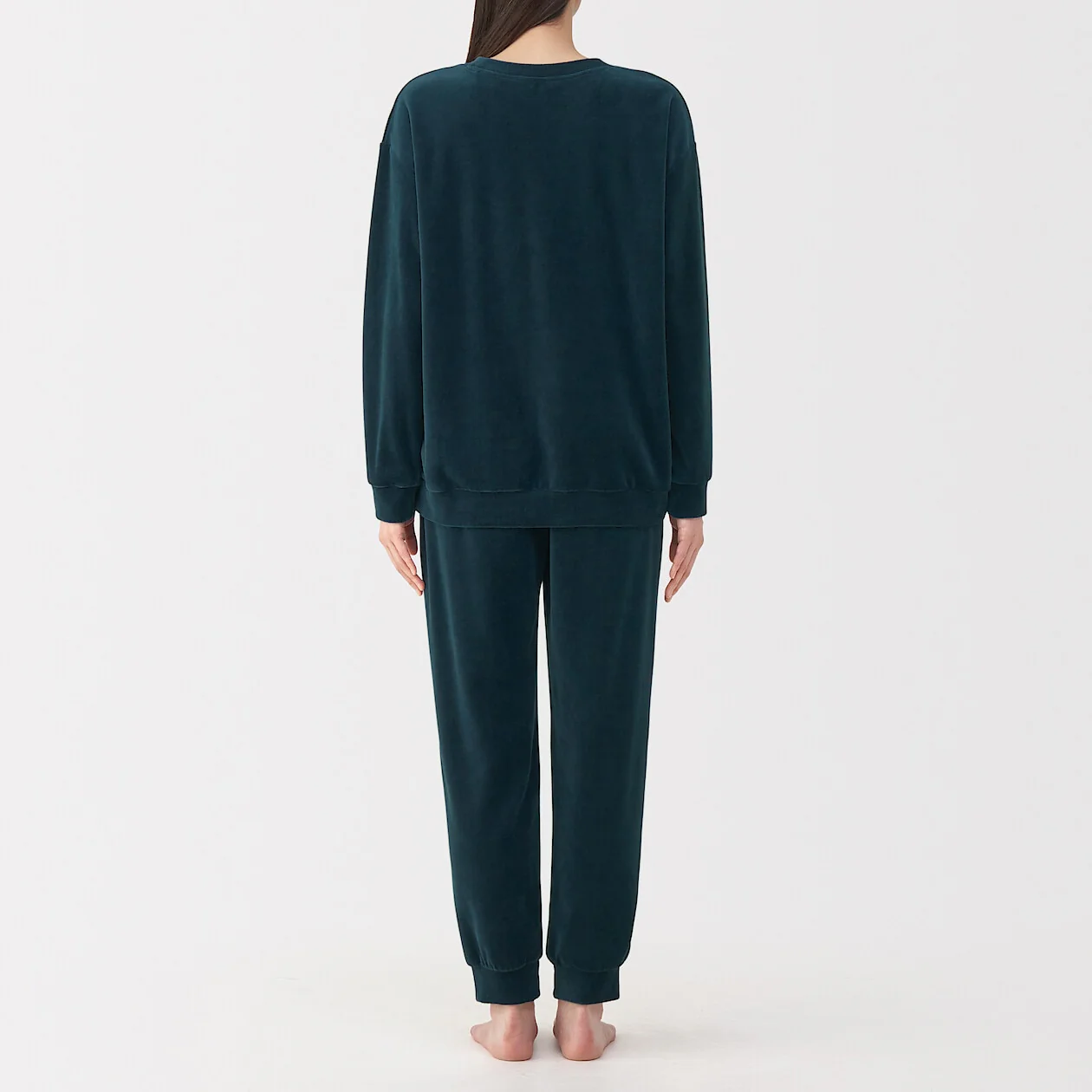 Cotton Velour Long Sleeve Loungewear Set - Image 4