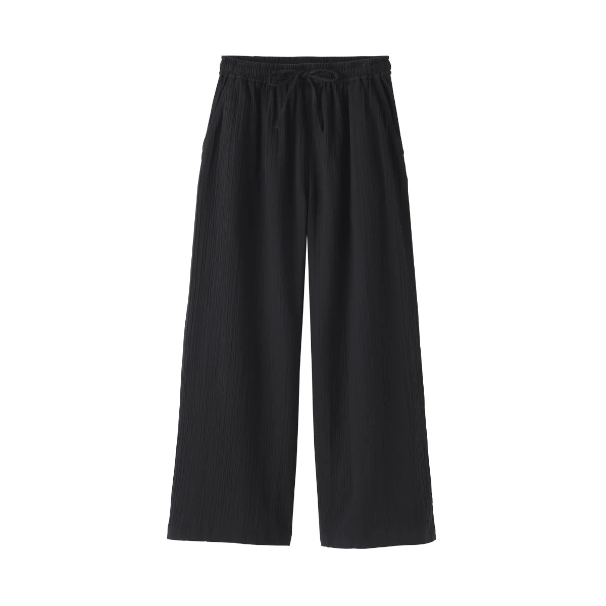 Crepe Gauze Long Pants - Image 11