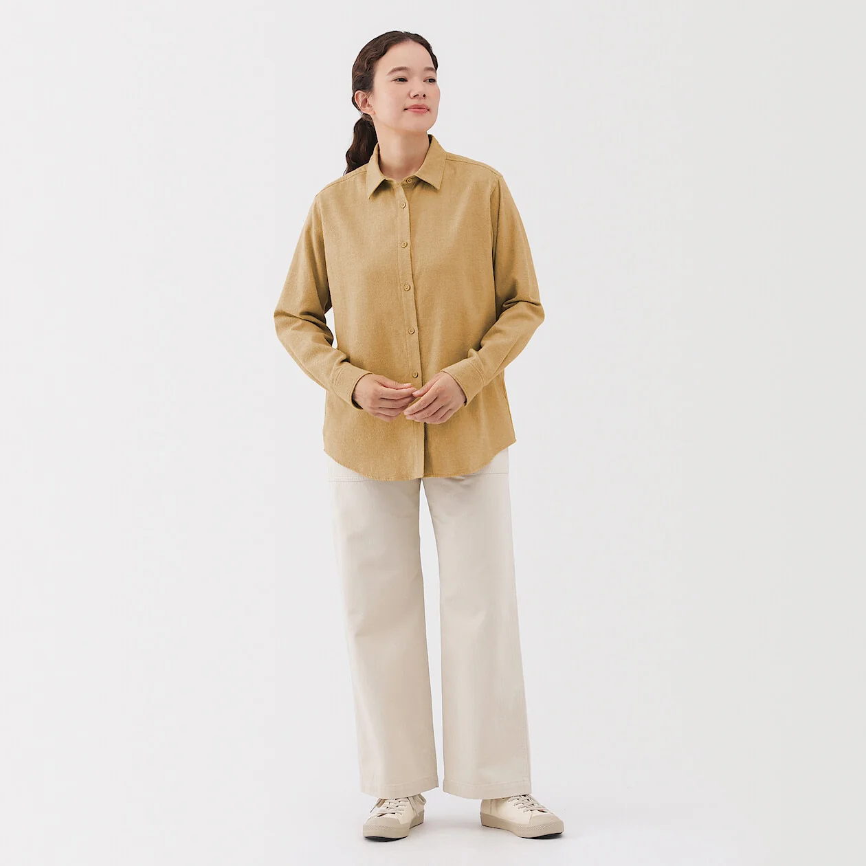 Double Brushed Flannel Long Sleeve Shirt - Image 14