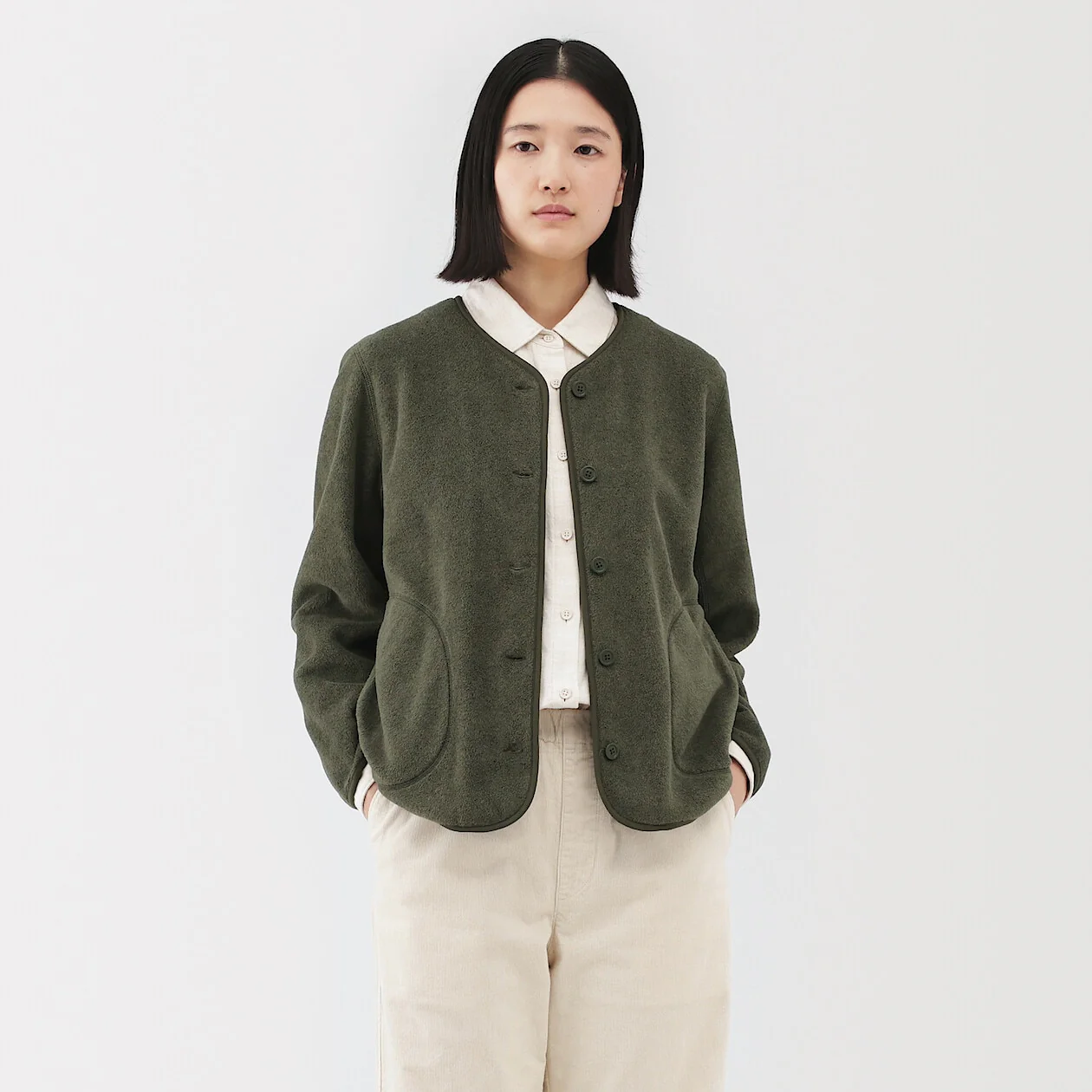 Easy Recycled Fleece Cardigan - Image 18
