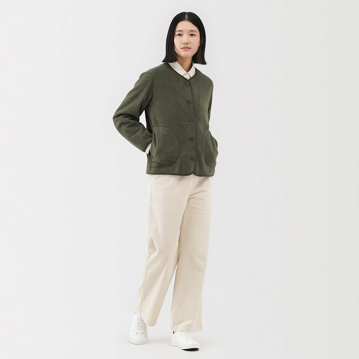 Easy Recycled Fleece Cardigan - Image 19