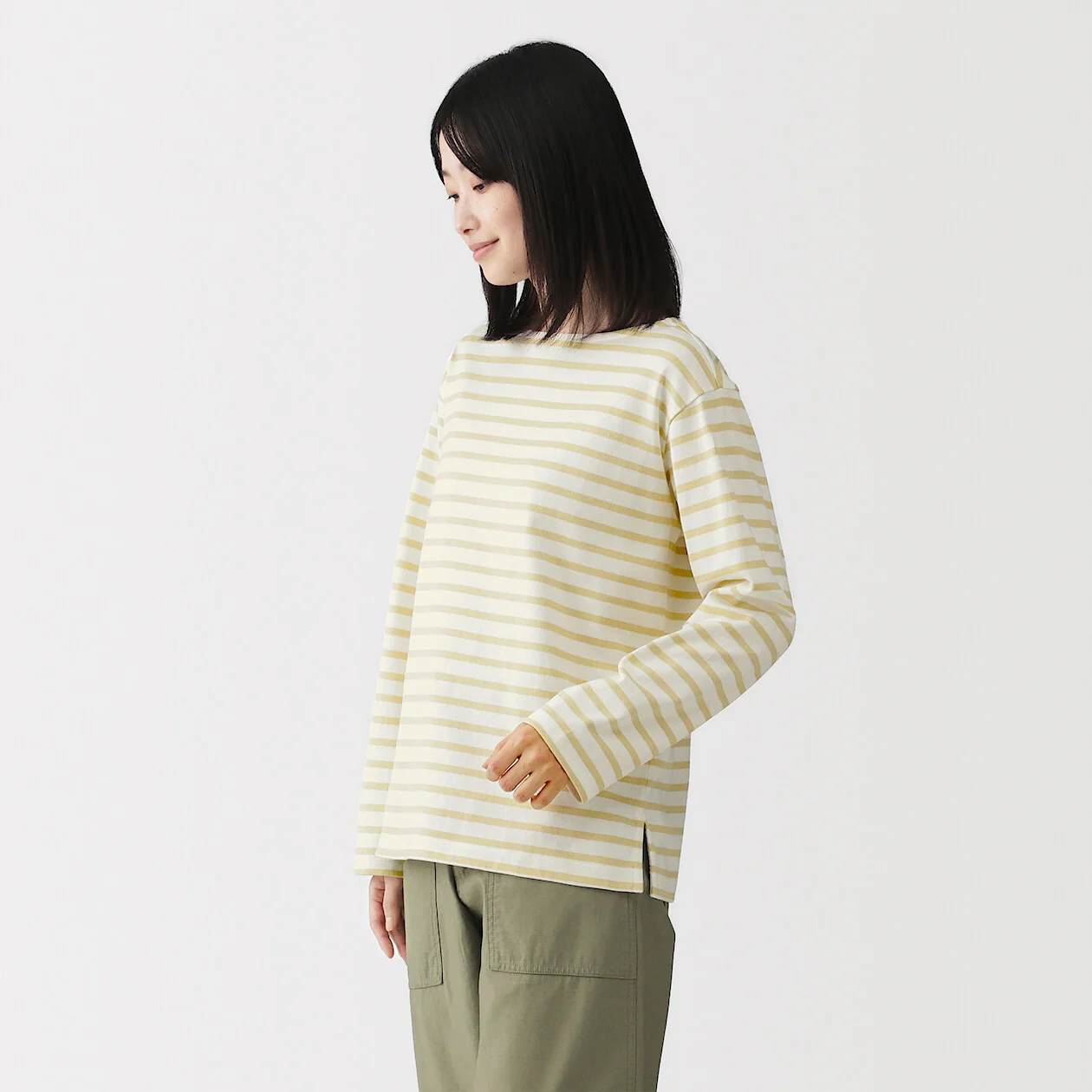 Heavyweight Boatneck Long Sleeve T-Shirt - Image 20