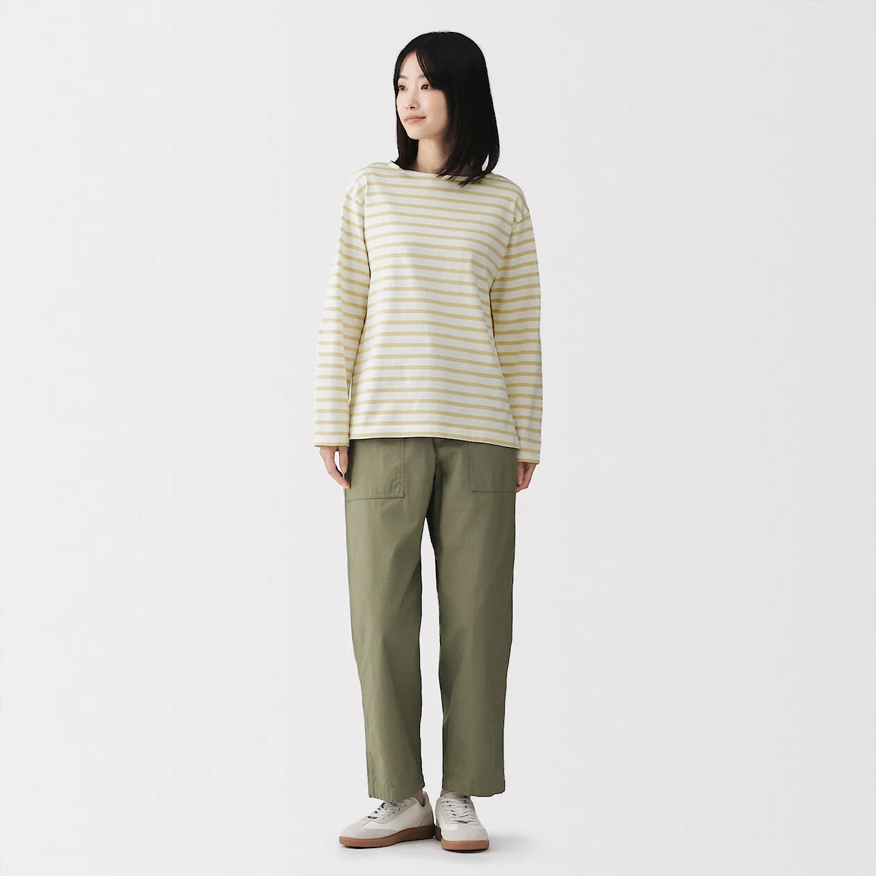 Heavyweight Boatneck Long Sleeve T-Shirt - Image 21