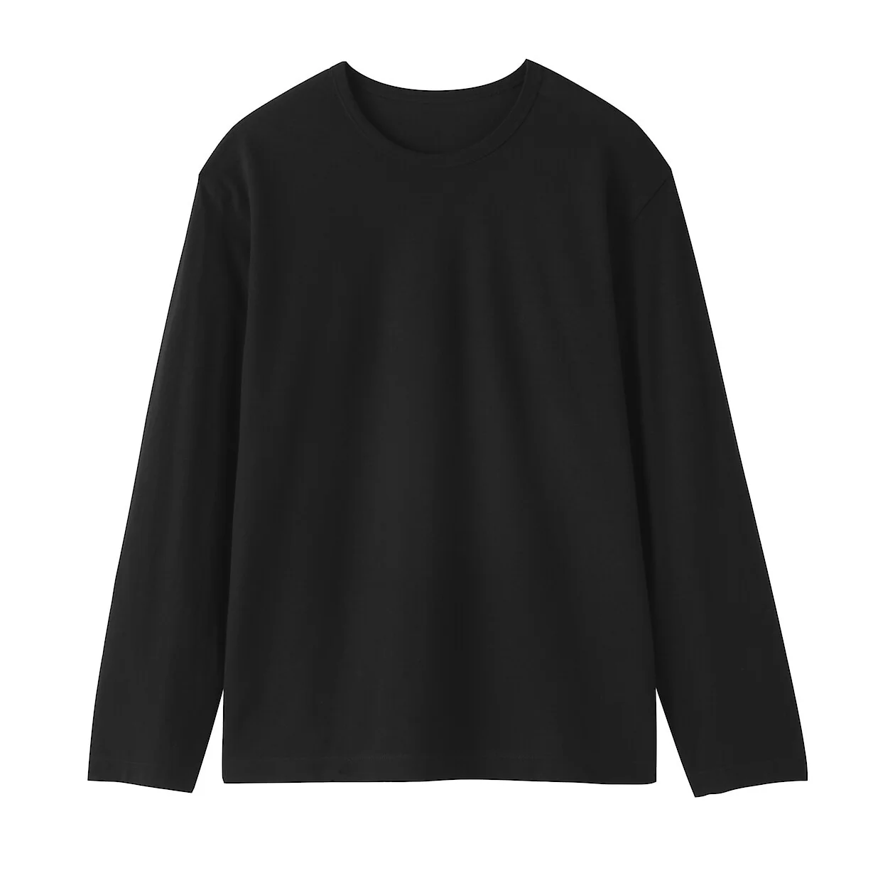 High Twisted Yarn Jersey Crew Neck Long Sleeve T-Shirt - Image 16