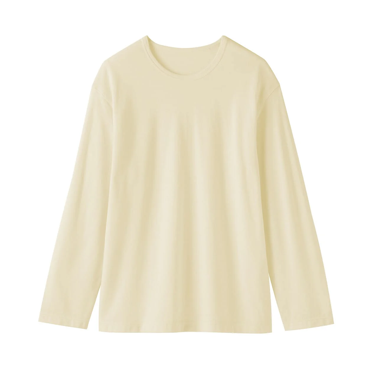 High Twisted Yarn Jersey Crew Neck Long Sleeve T-Shirt - Image 21
