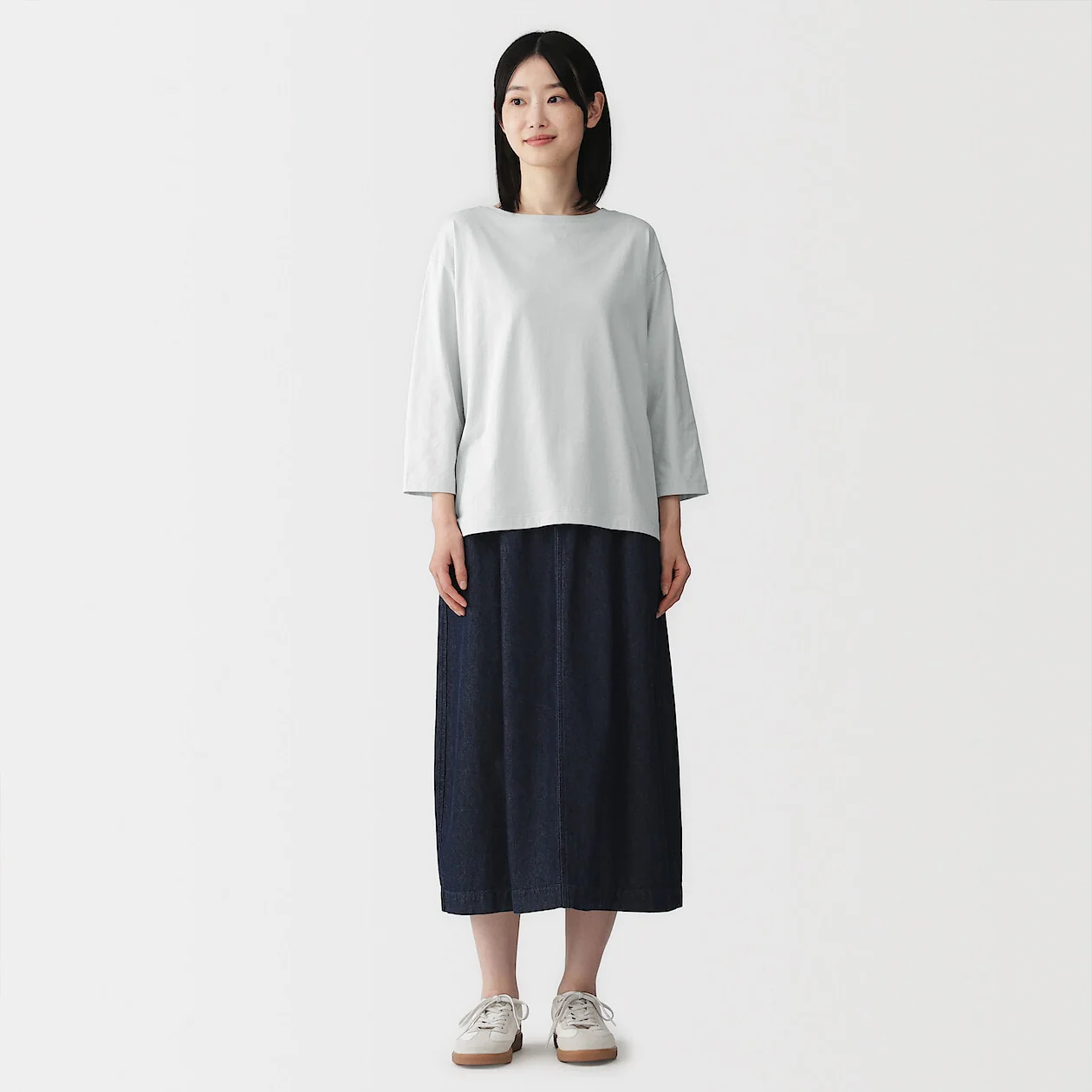 Jersey Boatneck 3/4 Sleeve T-Shirt - Image 20