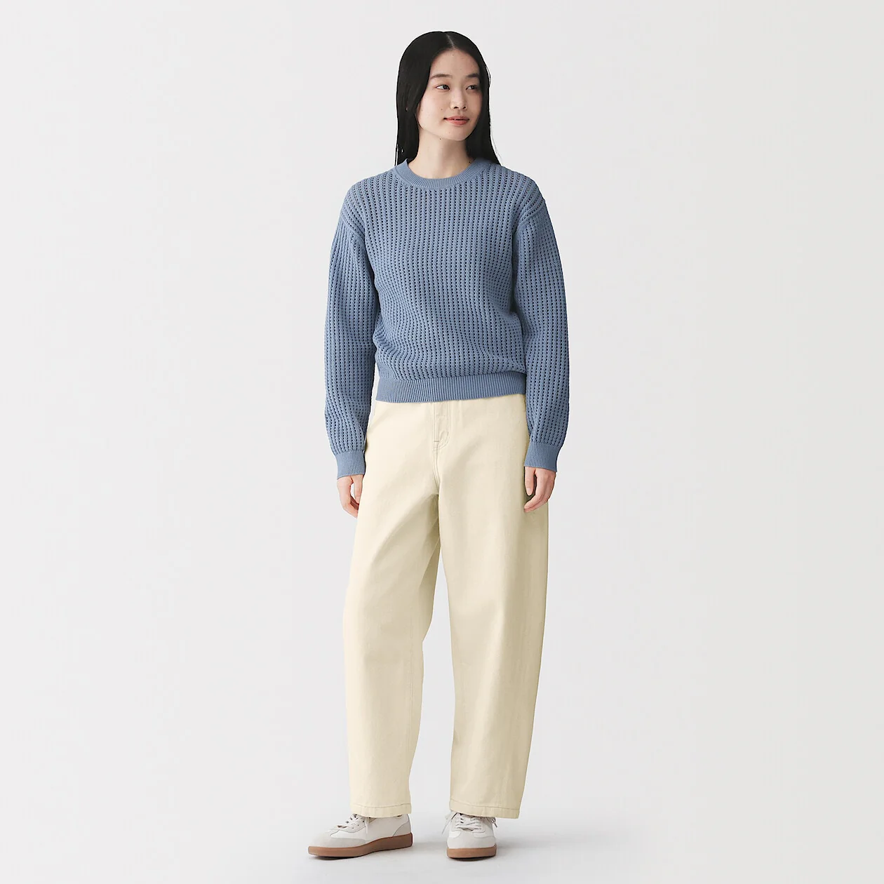 Kapok Blended Cocoon Pants - Natural - Image 2