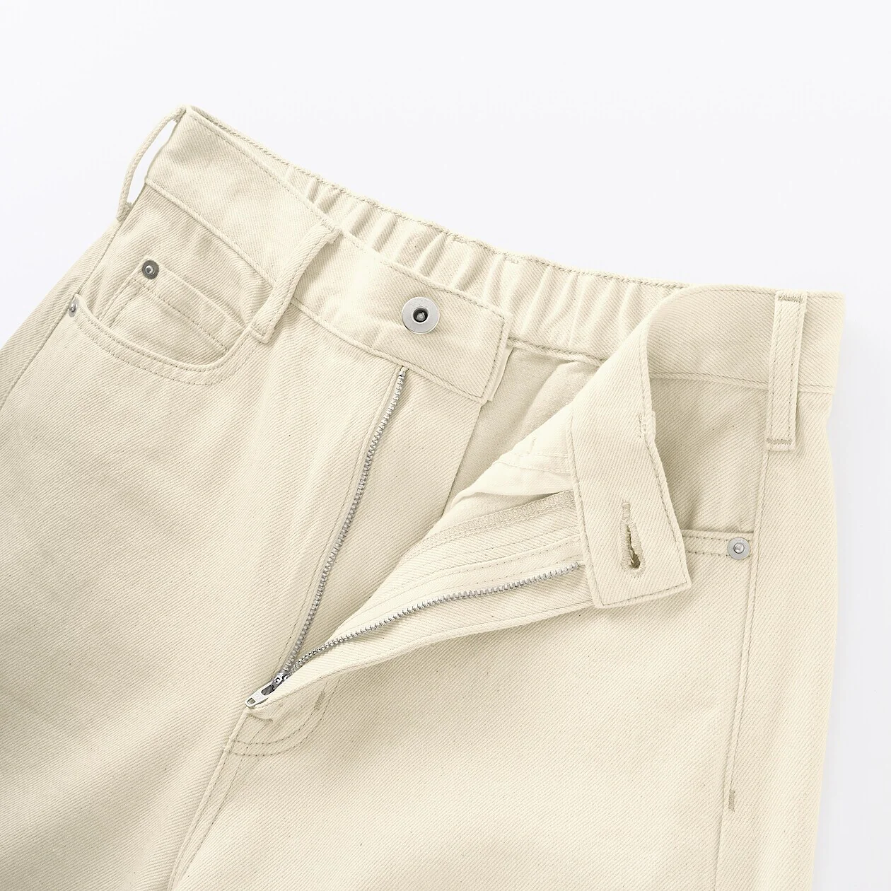 Kapok Blended Cocoon Pants - Natural - Image 3