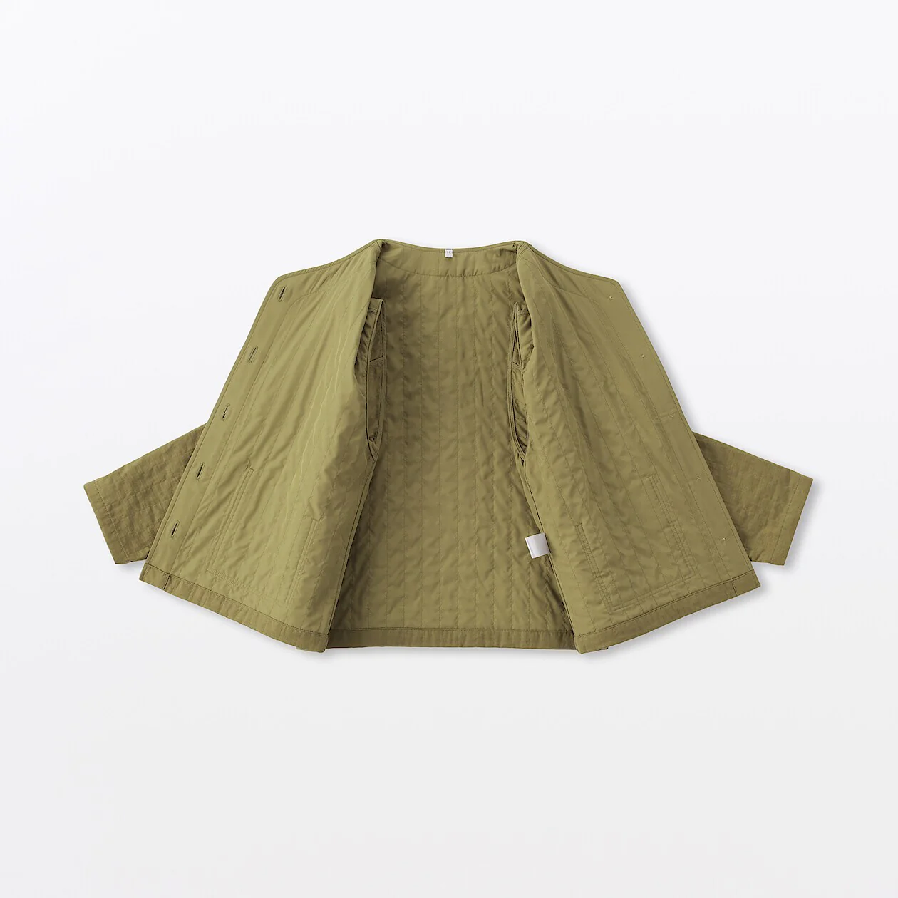 Kapok Blended Double Gauze Quilted Jacket - Image 17