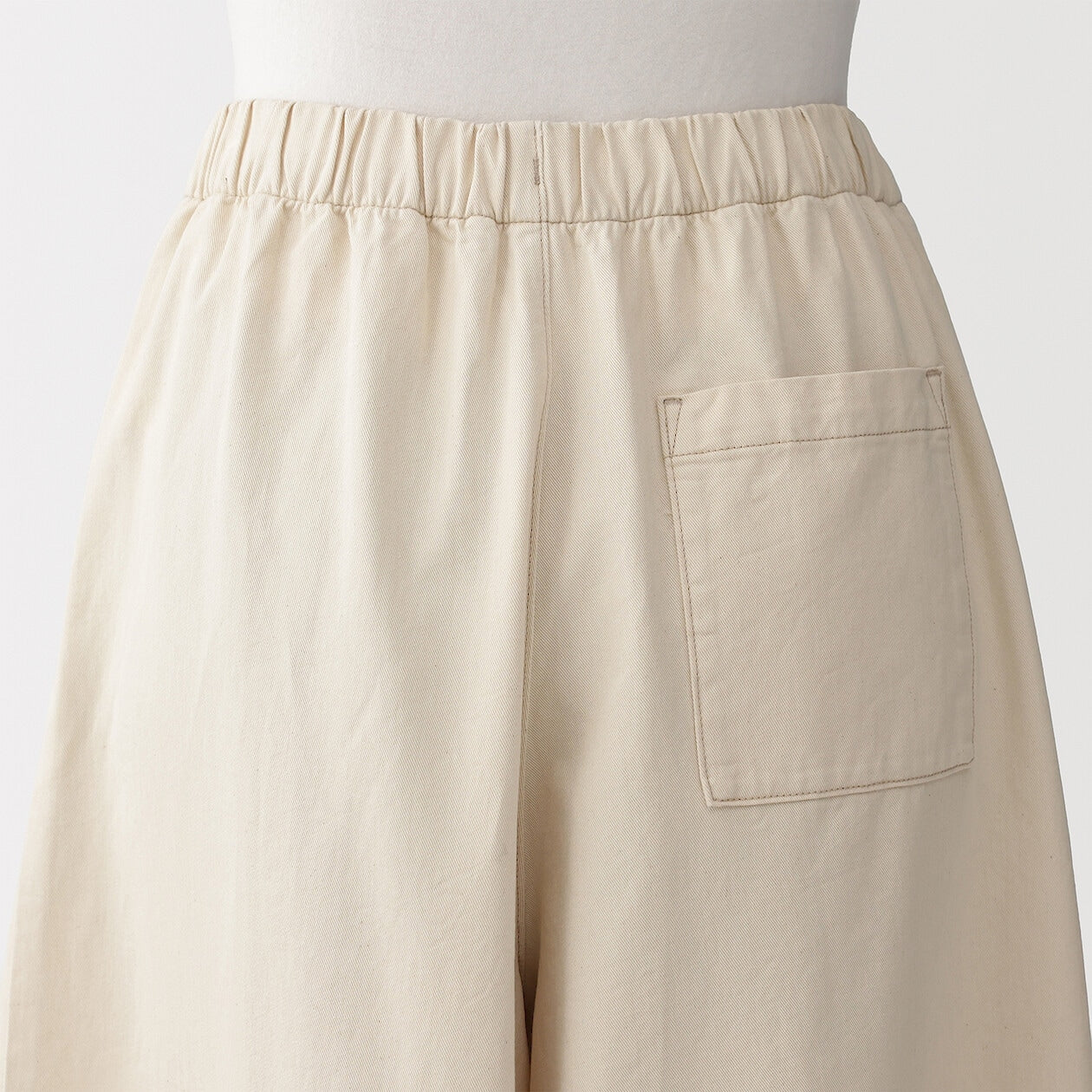 Kapok Blended Lightweight Twill Skirt Pants - Image 11