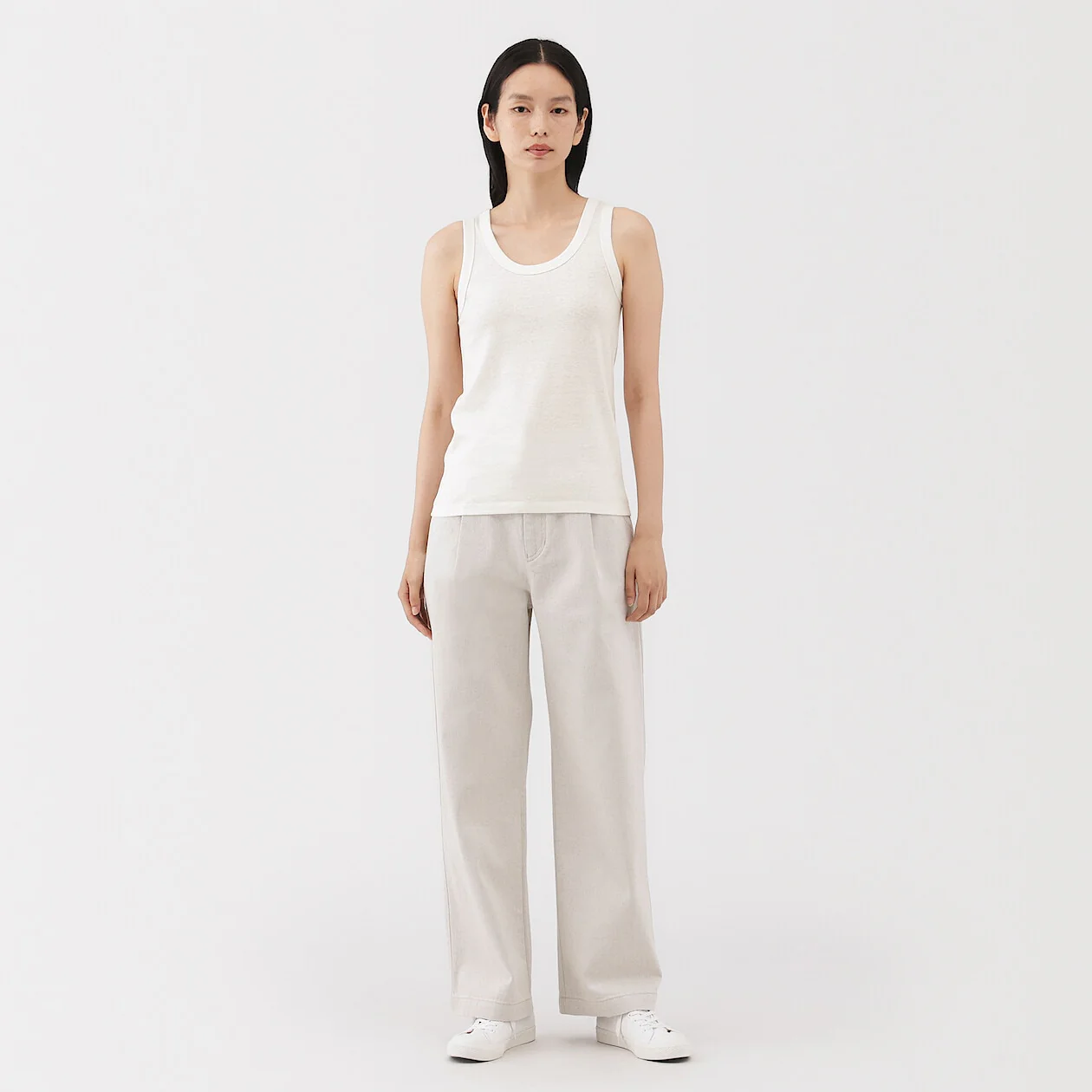 Linen Blend Tank Top - Image 11