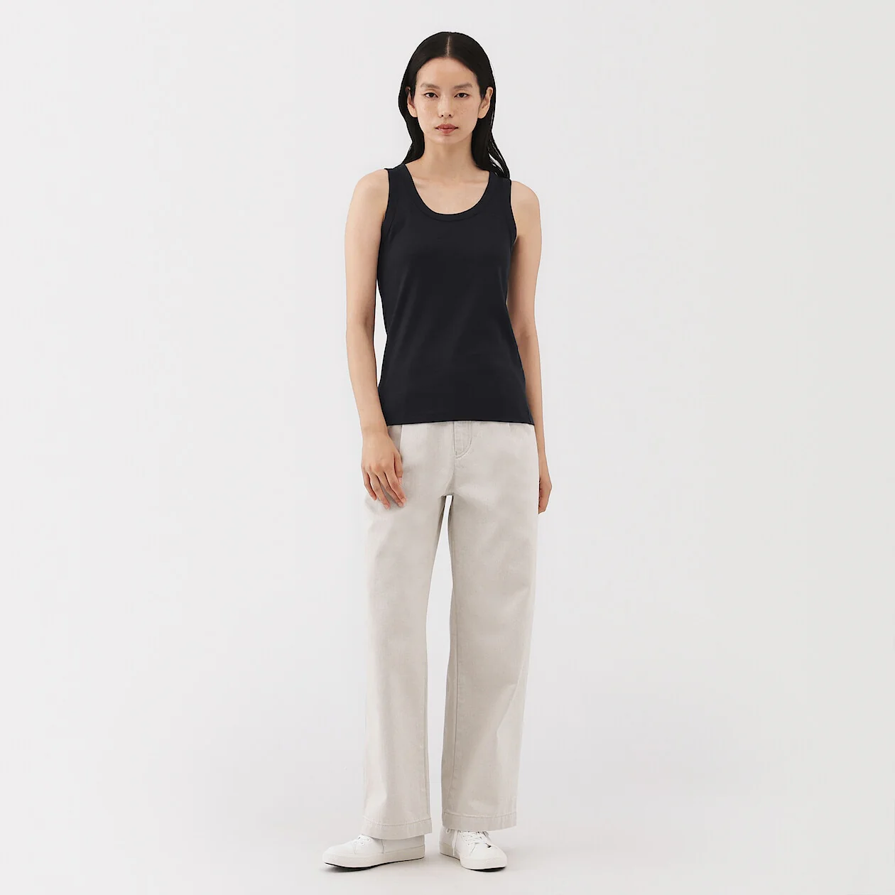 Linen Blend Tank Top - Image 17