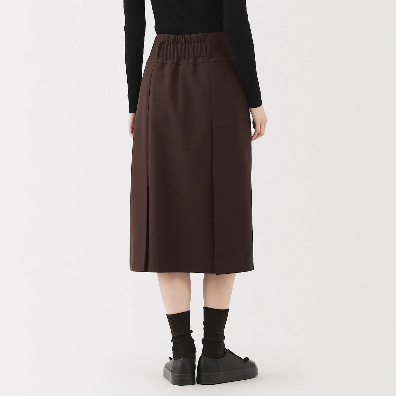 Midi Skirt with Belt Loops - Image 4