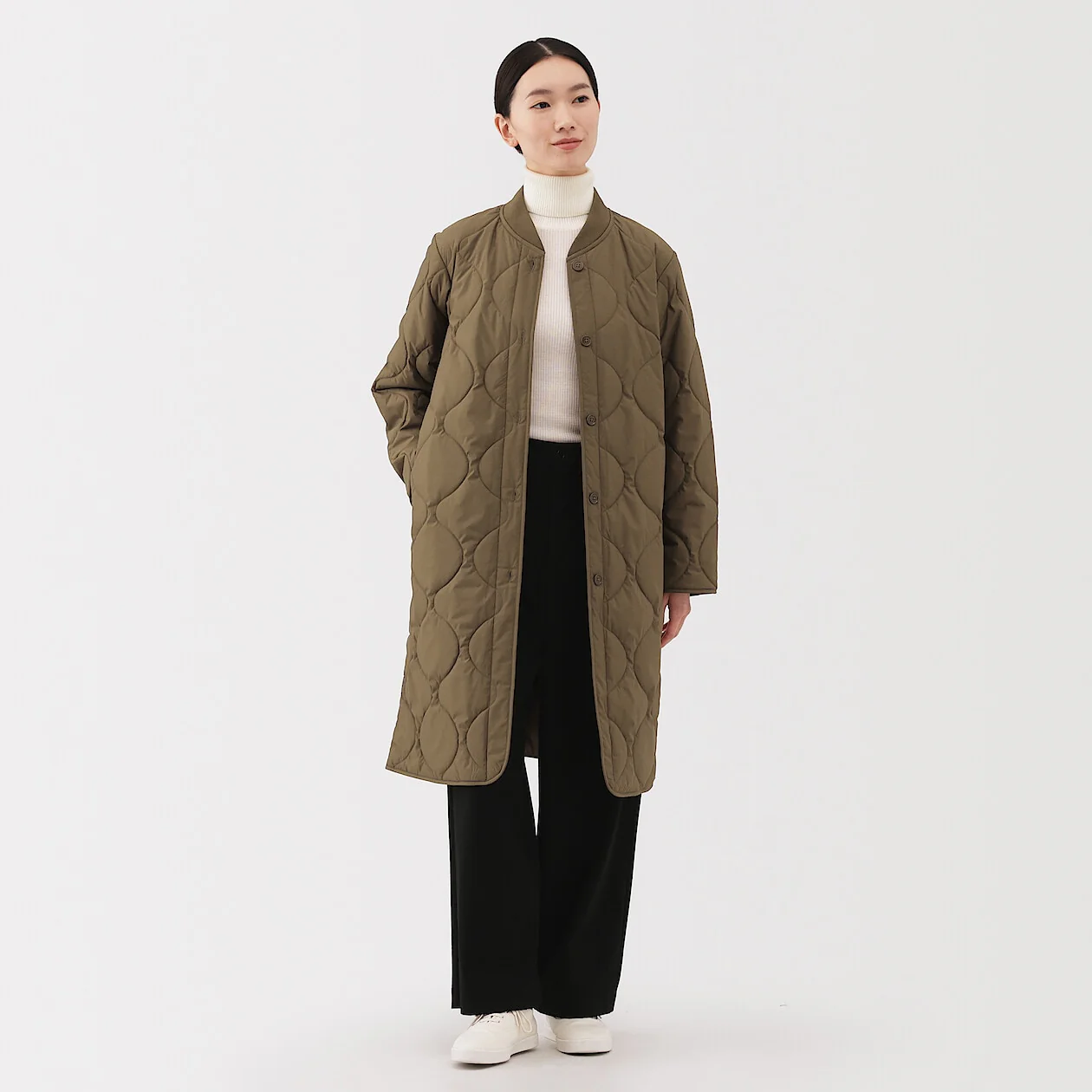 Padded Quilted Coat - Image 15