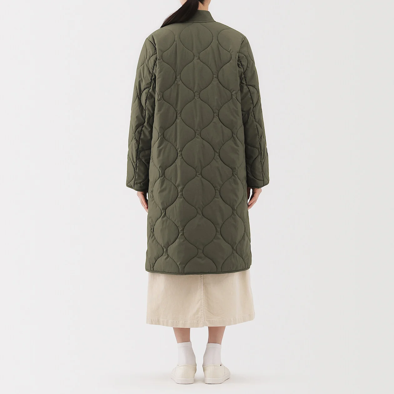 Padded Quilted Coat - Image 4
