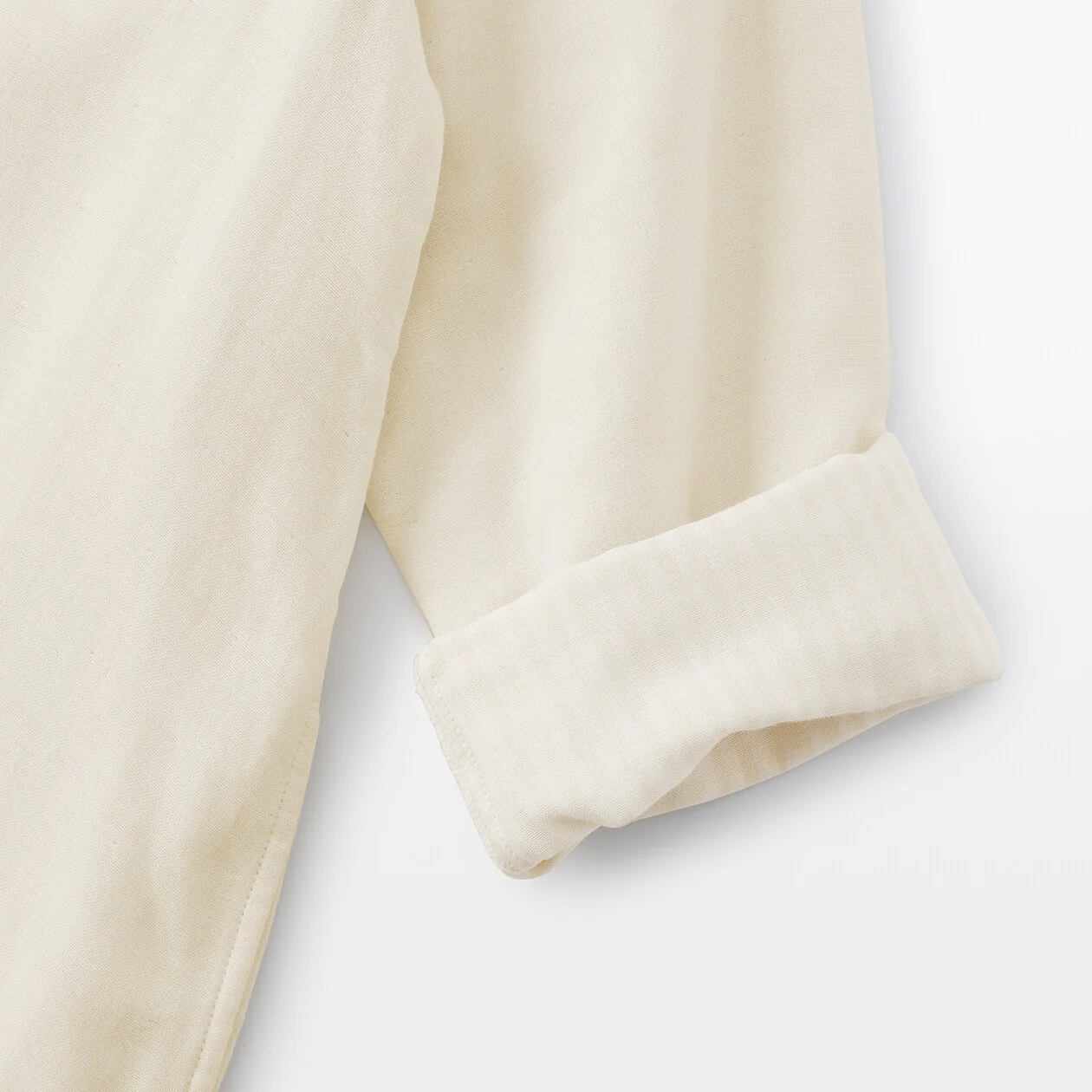 Quadruple Gauze Long-Sleeve Dress - Image 10