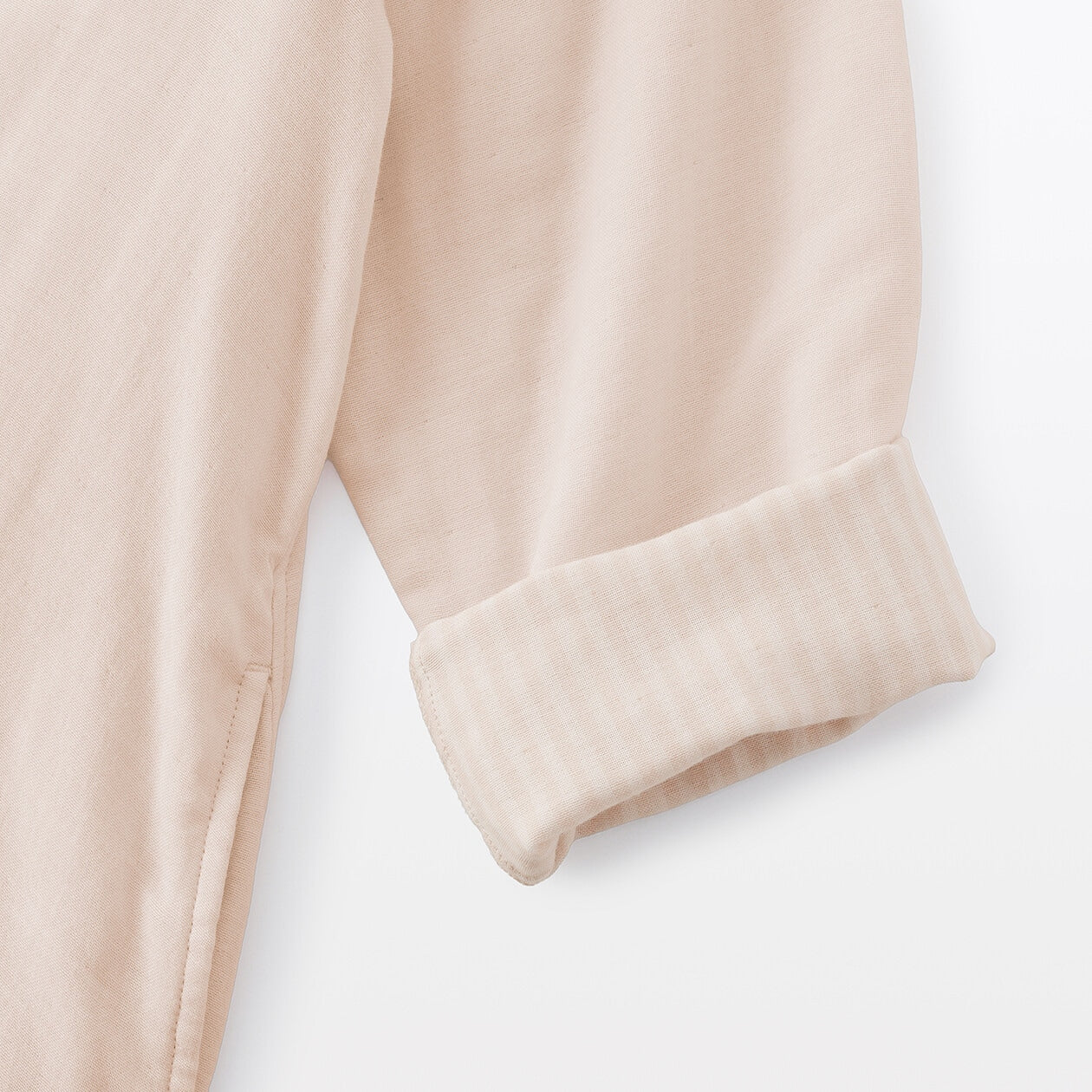 Quadruple Gauze Long-Sleeve Dress - Image 6