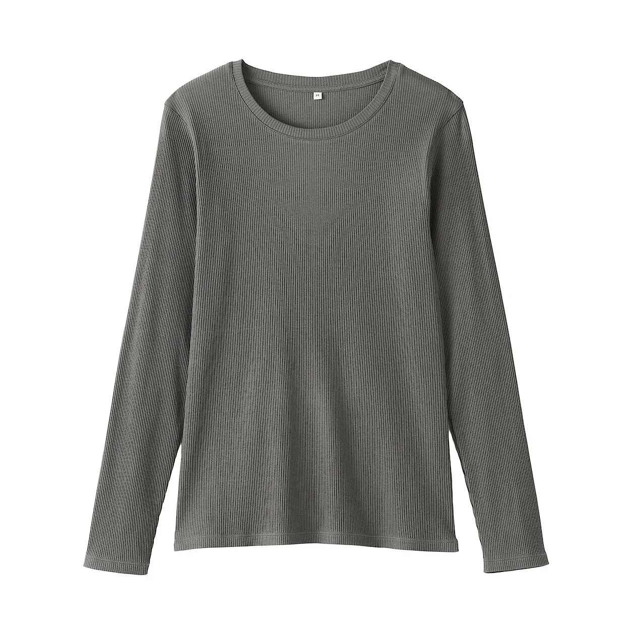 Smooth Ribbed Long Sleeve T-Shirt - Image 18
