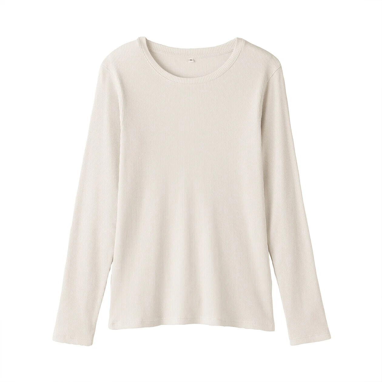 Smooth Ribbed Long Sleeve T-Shirt - Image 22