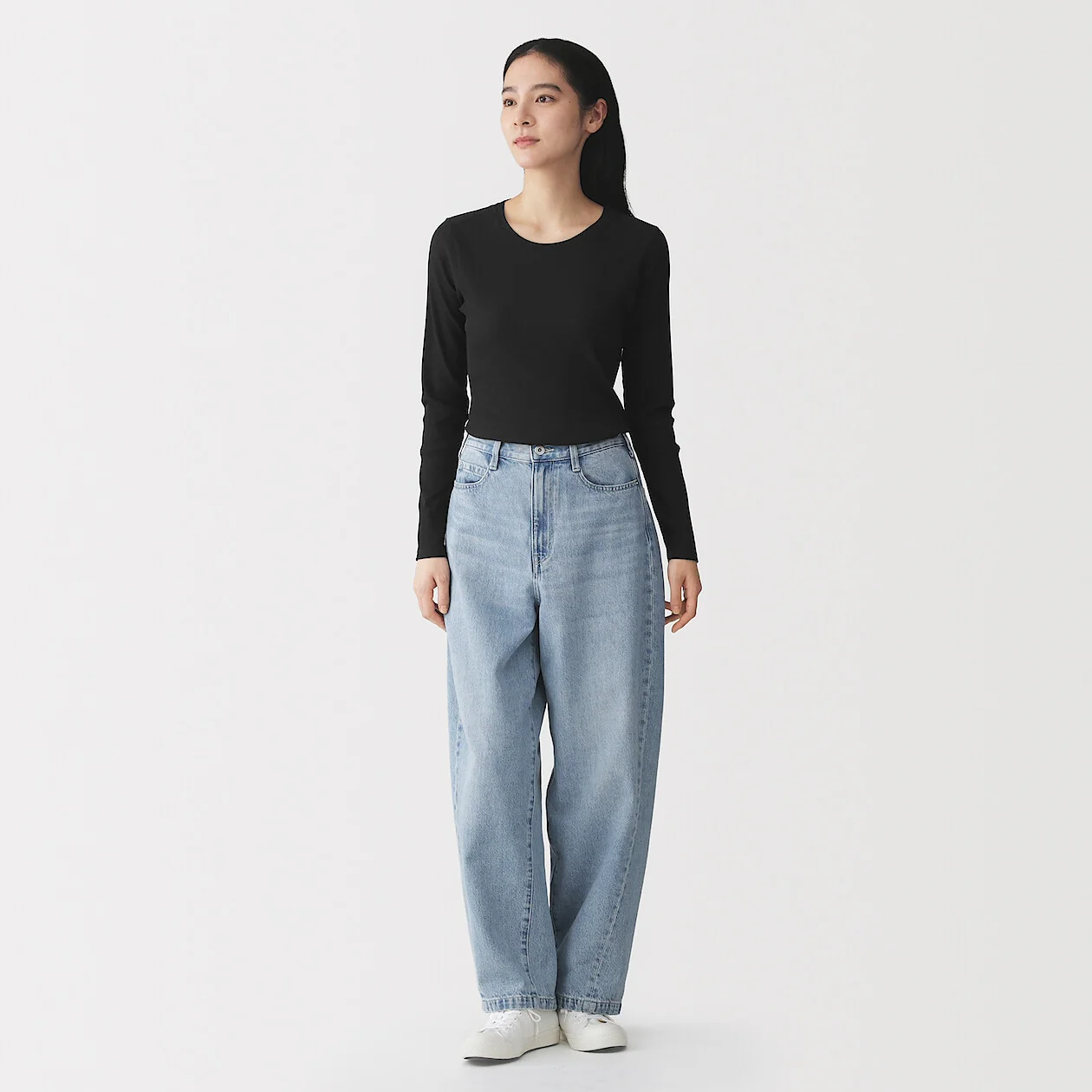 Smooth Ribbed Long Sleeve T-Shirt - Image 25