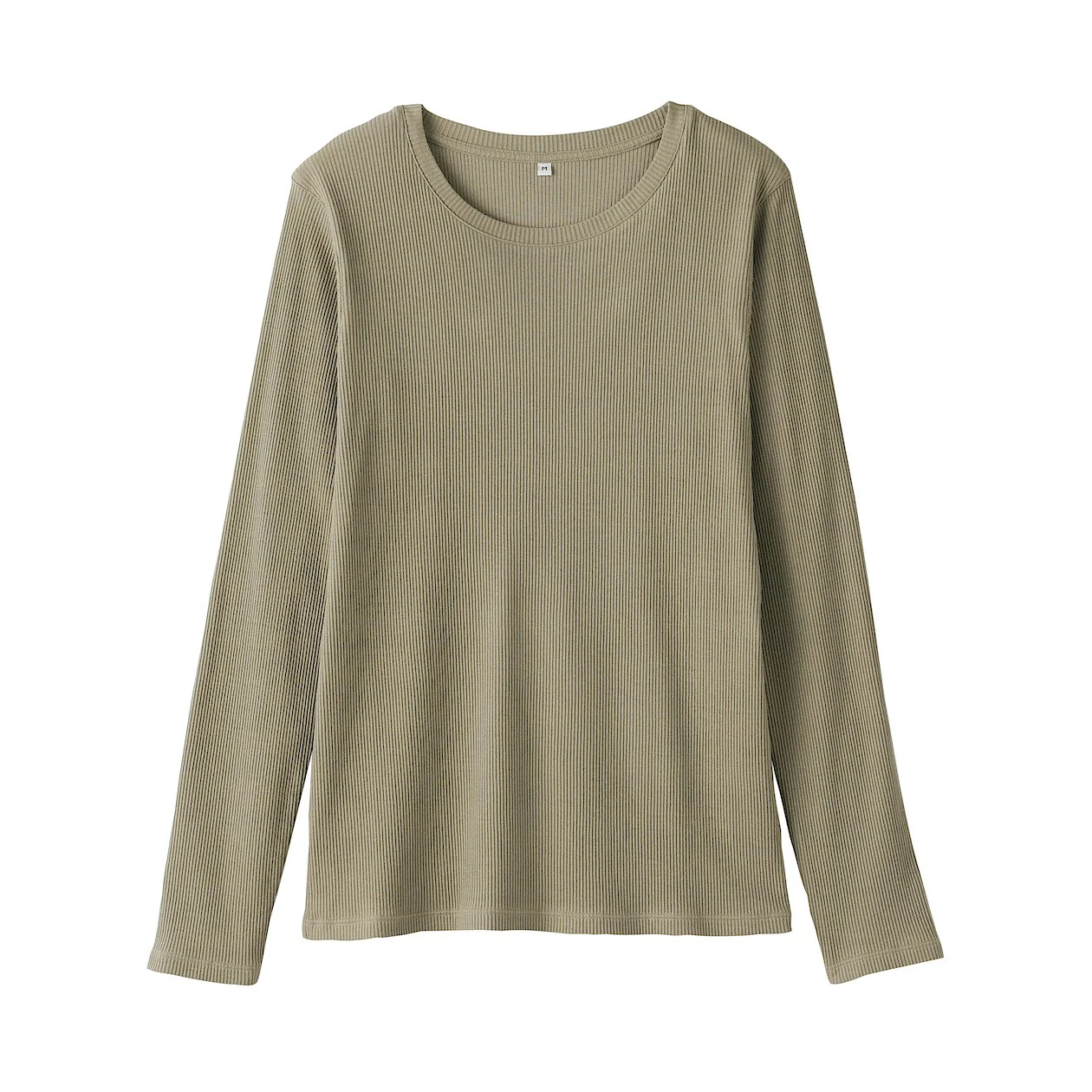 Smooth Ribbed Long Sleeve T-Shirt - Image 35
