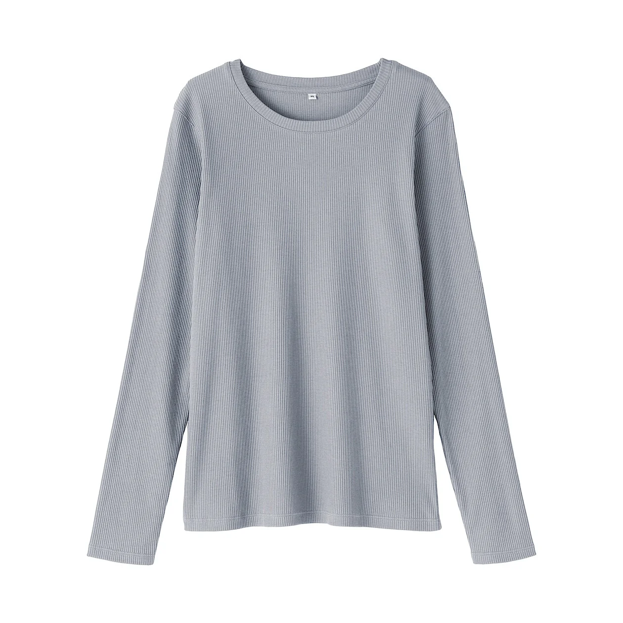 Smooth Ribbed Long Sleeve T-Shirt - Image 7