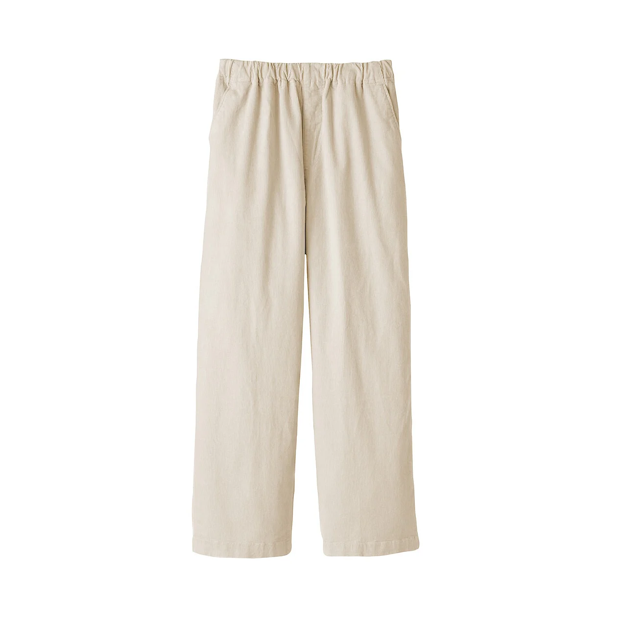 Stretch Corduroy Easy Straight Pants - Image 4