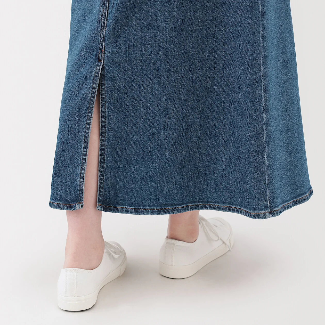 Stretch Denim A-Line Skirt - Image 29