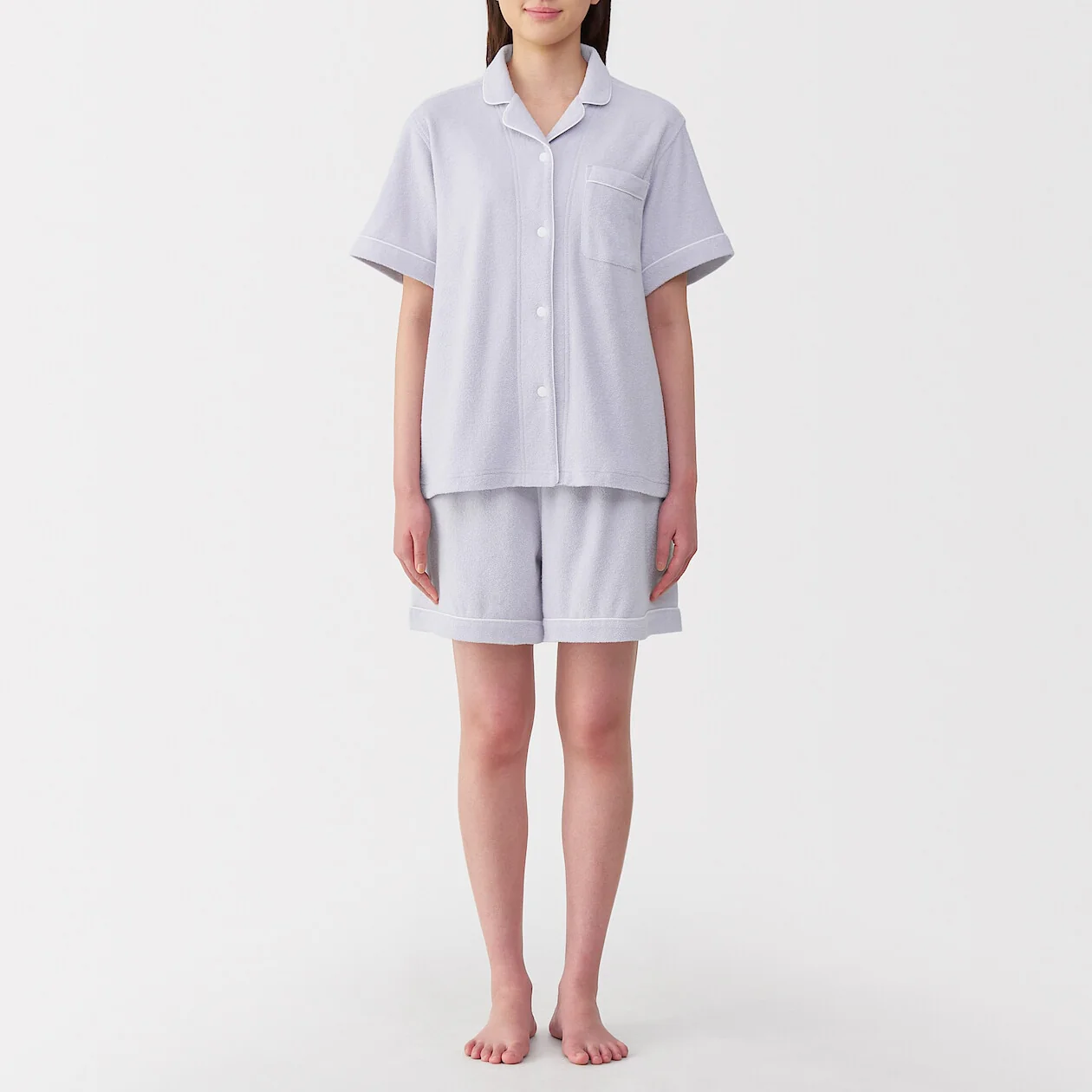 Terry Towelling Short Sleeve Pyjamas - Image 29