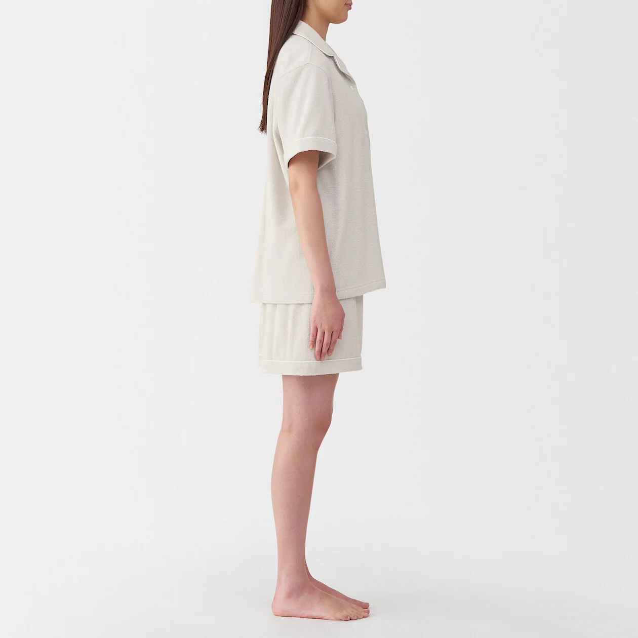 Terry Towelling Short Sleeve Pyjamas - Image 3