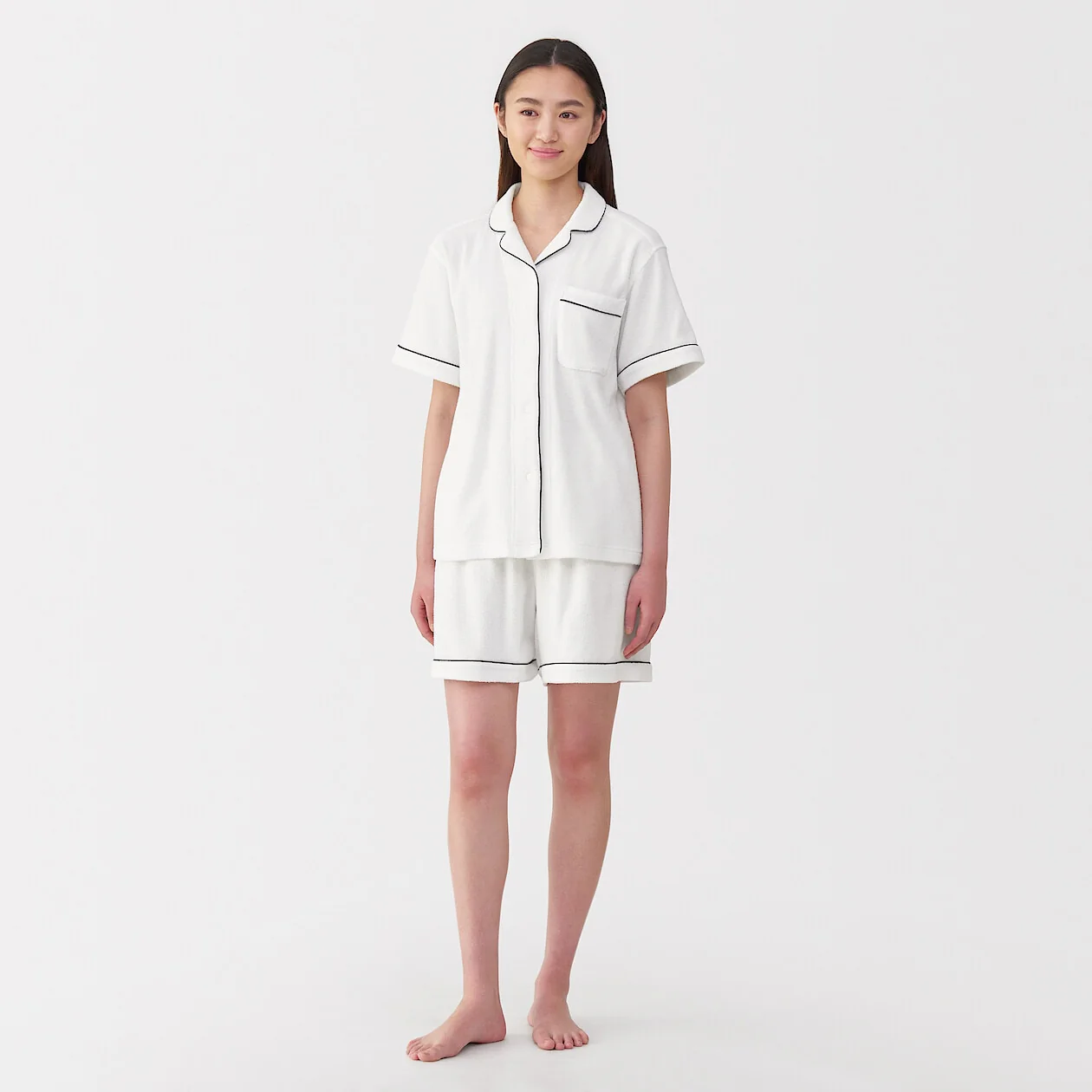 Terry Towelling Short Sleeve Pyjamas - Image 37
