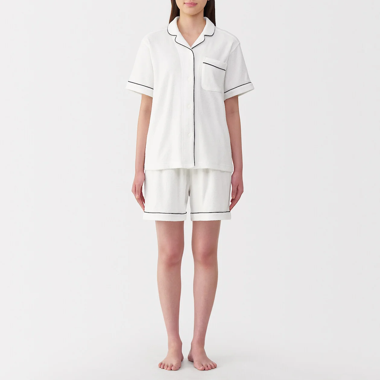 Terry Towelling Short Sleeve Pyjamas - Image 38
