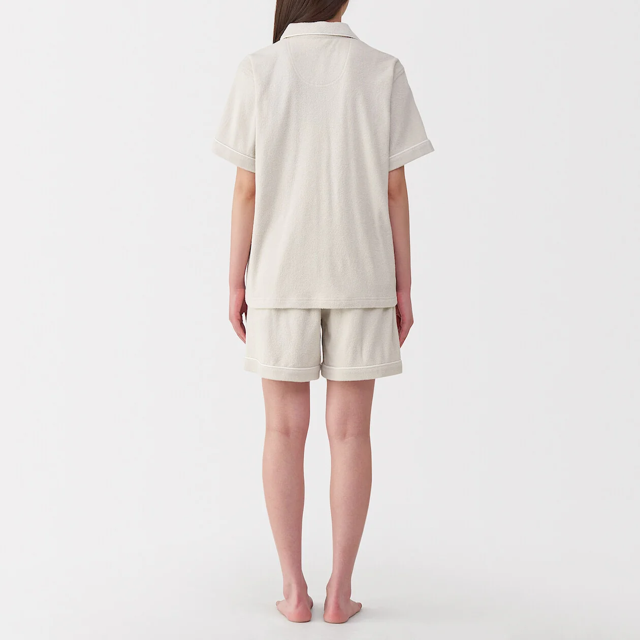 Terry Towelling Short Sleeve Pyjamas - Image 4