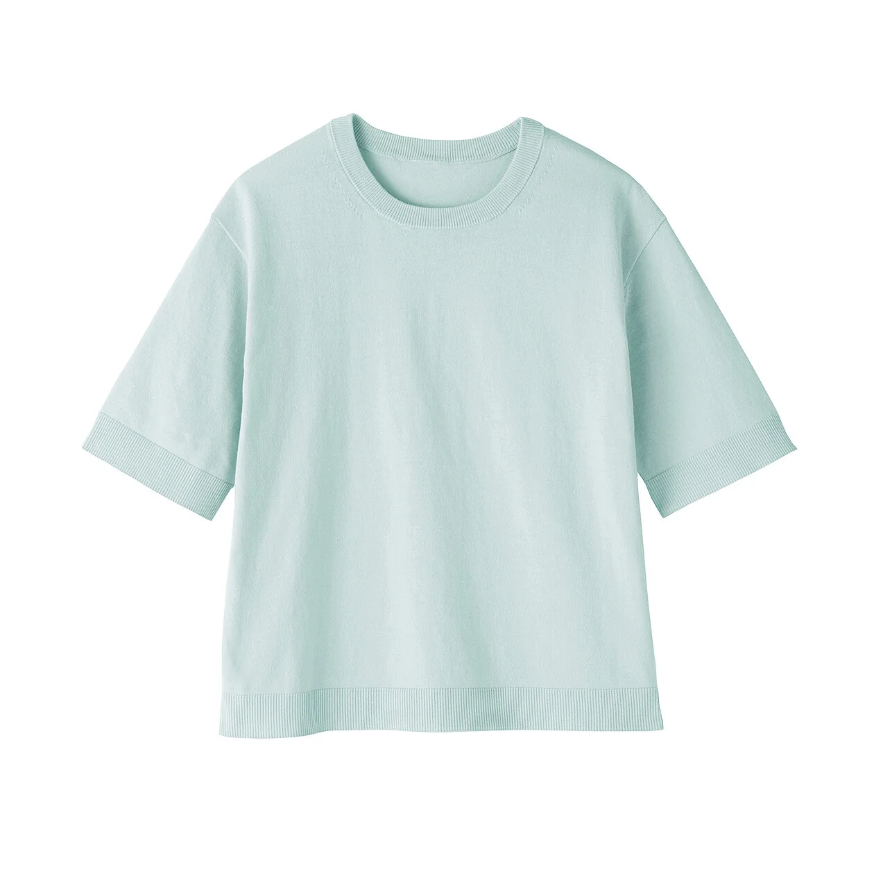 UV Protection High Twisted Cotton Half Sleeve Sweater - Image 19
