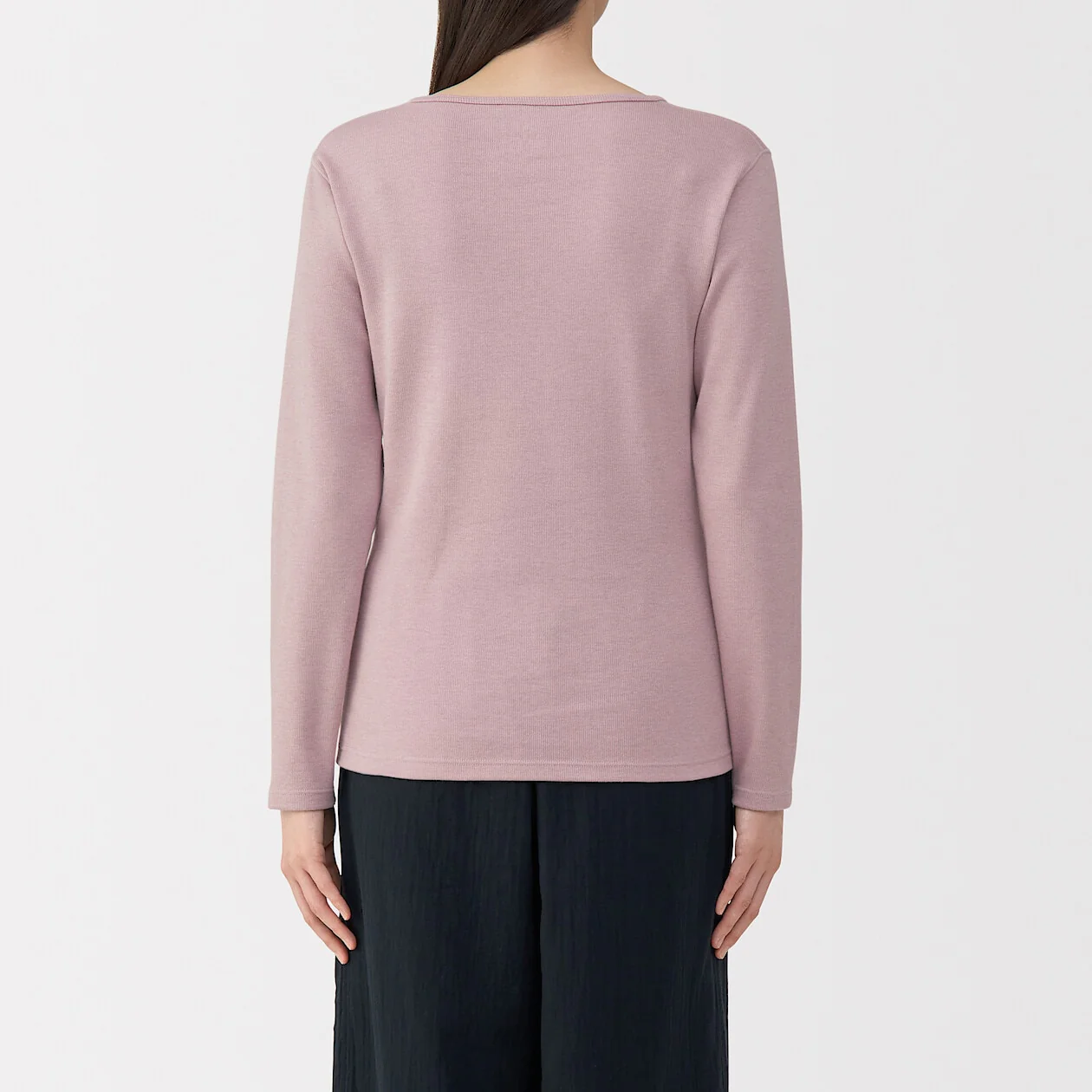 Warm Cotton and Wool Long-Sleeve T-Shirt - Image 20