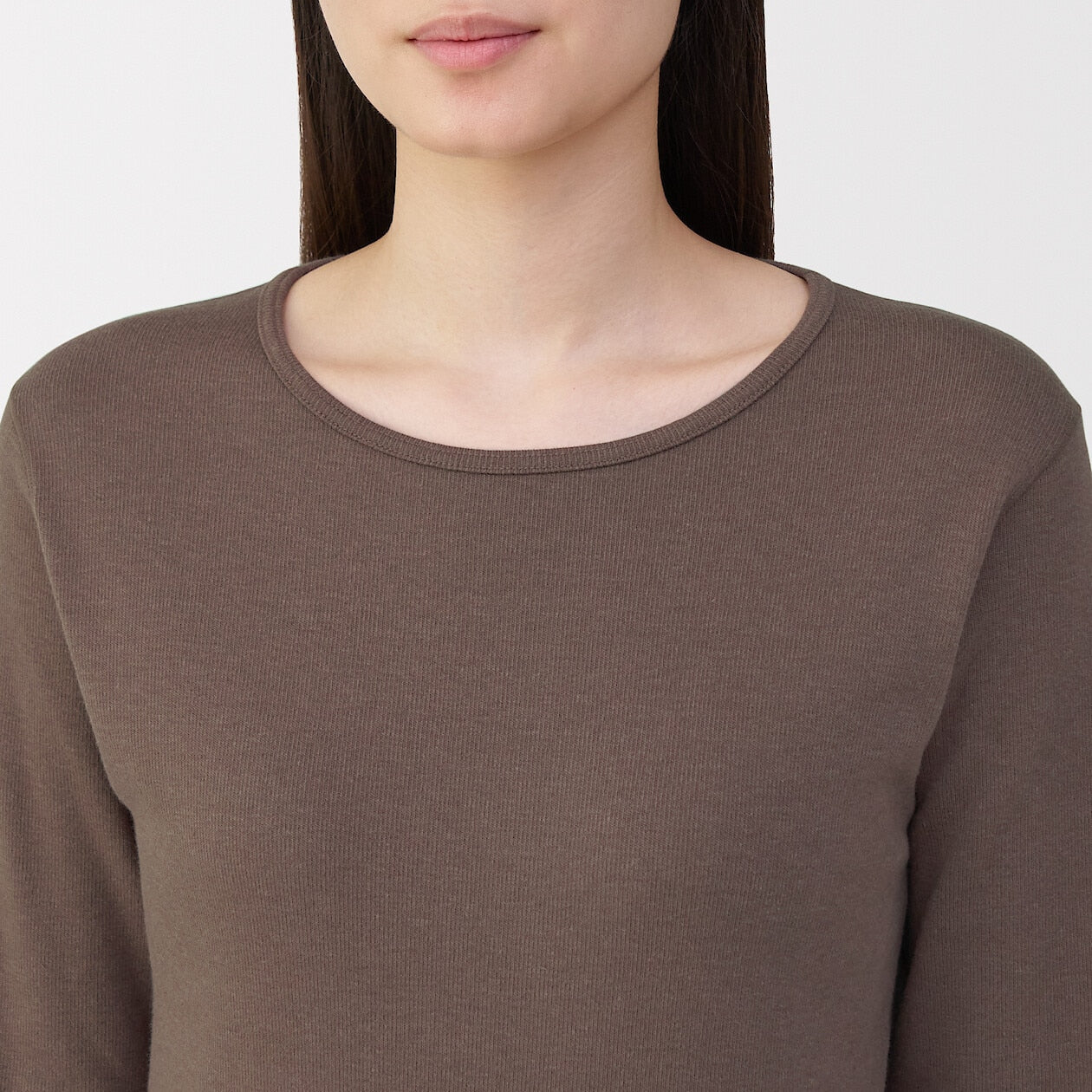 Warm Cotton and Wool Long-Sleeve T-Shirt - Image 29