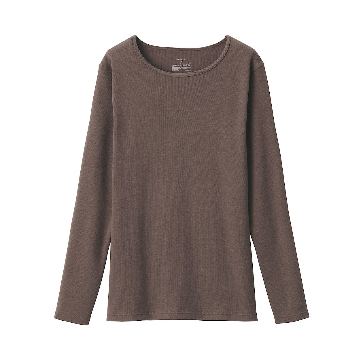 Warm Cotton and Wool Long-Sleeve T-Shirt - Image 30