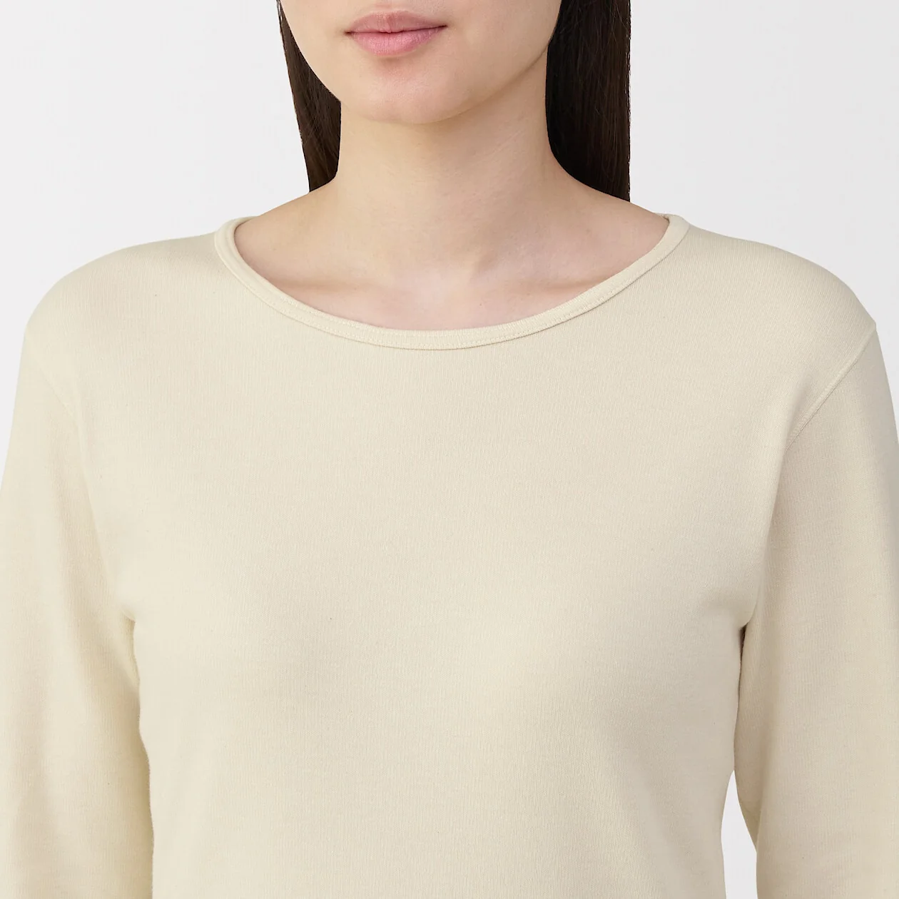 Warm Cotton and Wool Long-Sleeve T-Shirt - Image 5