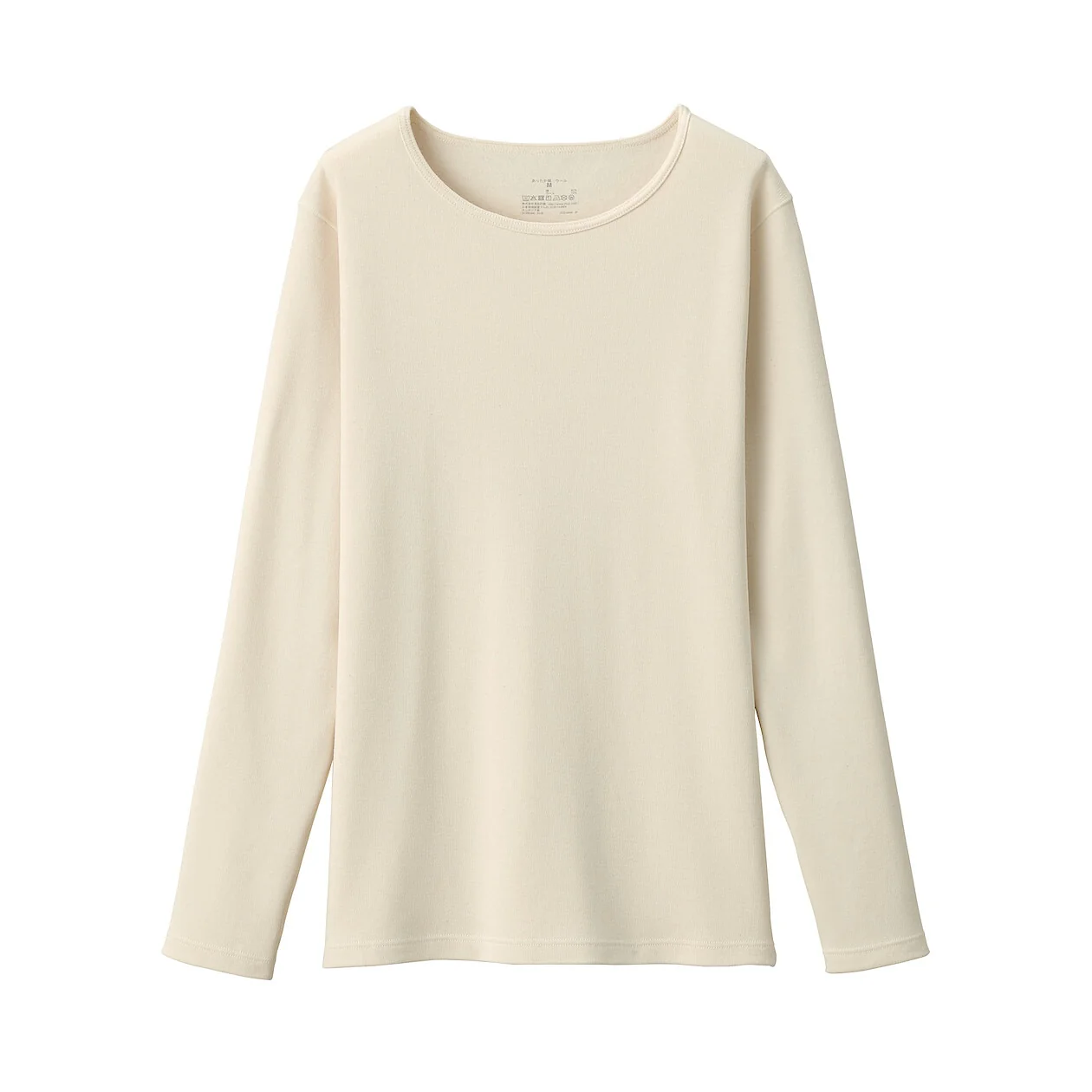 Warm Cotton and Wool Long-Sleeve T-Shirt - Image 6