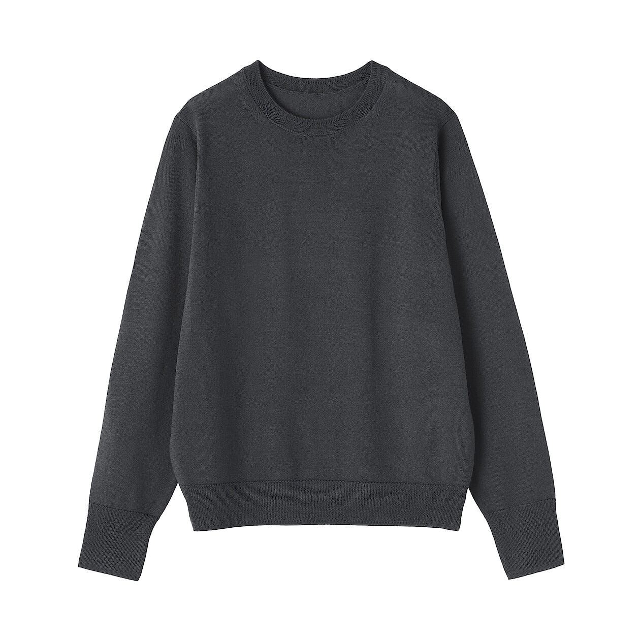 Washable Wool High-Gauge Crewneck Sweater - Image 10