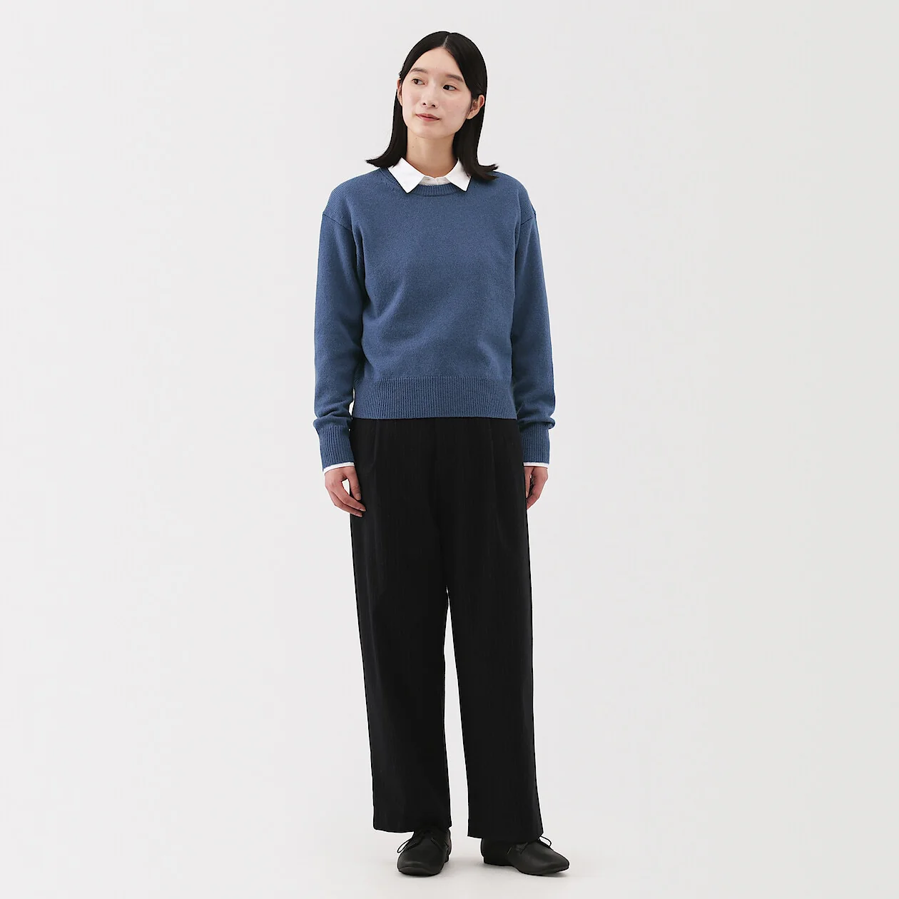 Washable Wool Mid-Gauge Crewneck Sweater - Image 17