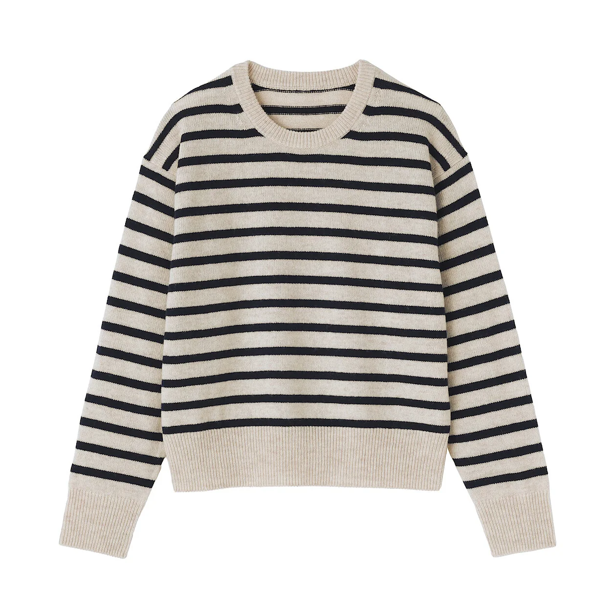 Washable Wool Mid-Gauge Crewneck Sweater - Image 3
