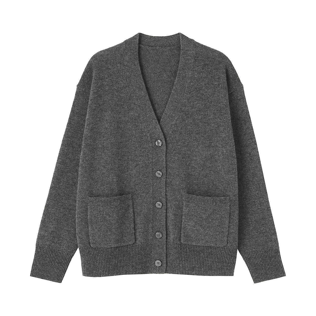 Washable Wool Mid-Gauge V-Neck Cardigan - Image 16