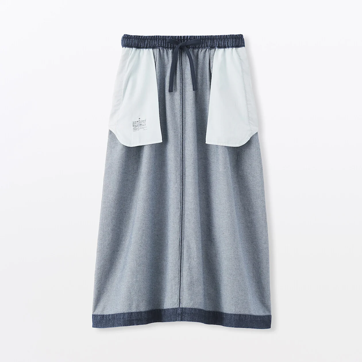 Washed Denim Easy Skirt - Image 9